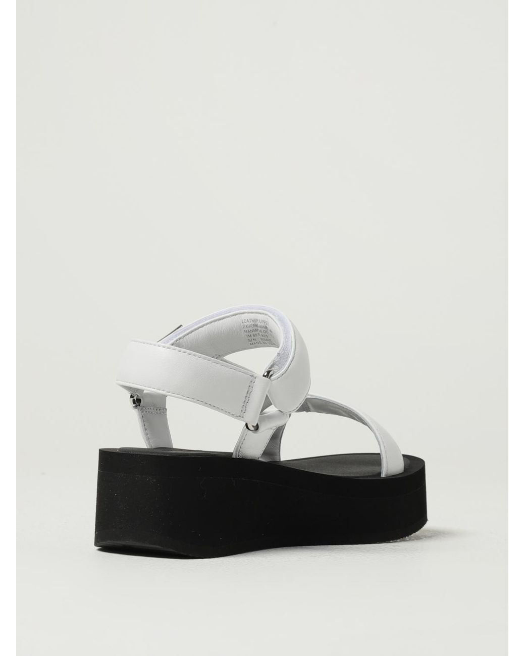 Tory Burch White Platform Sandals