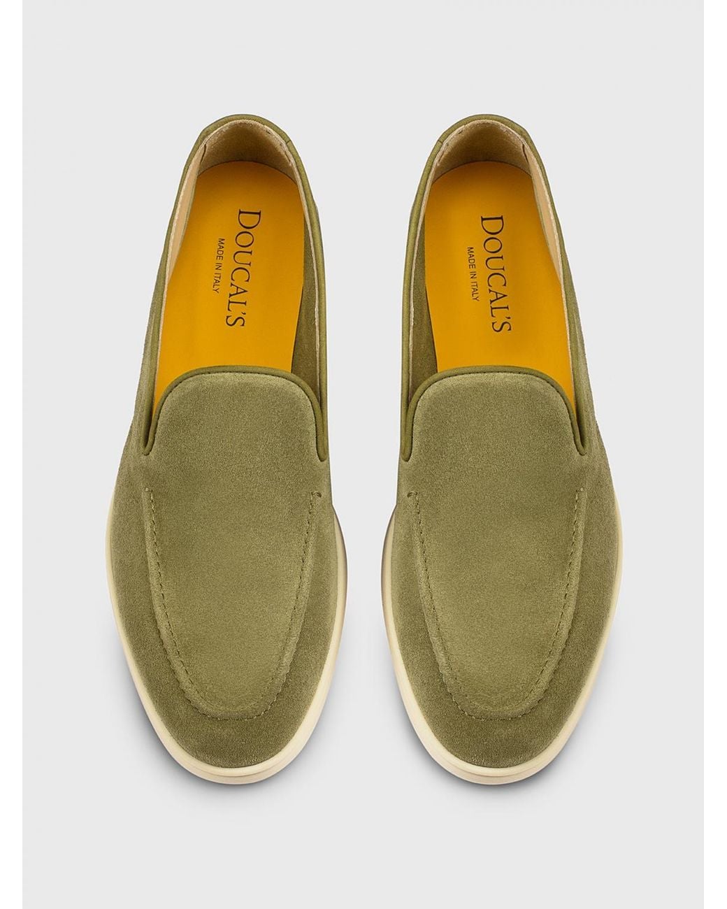 Doucal's Green Suede Loafers