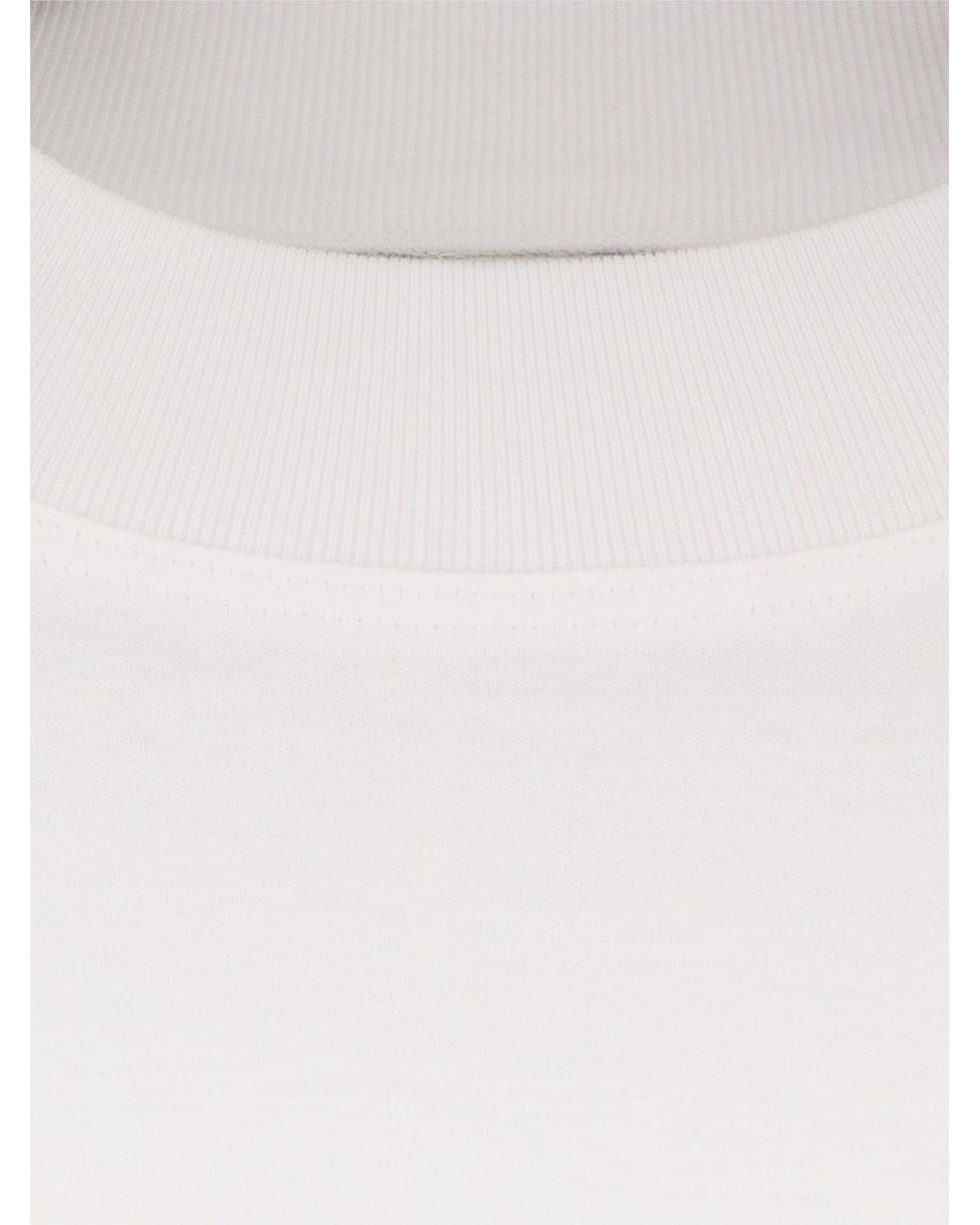 Brunello Cucinelli White Cotton T-Shirt for men
