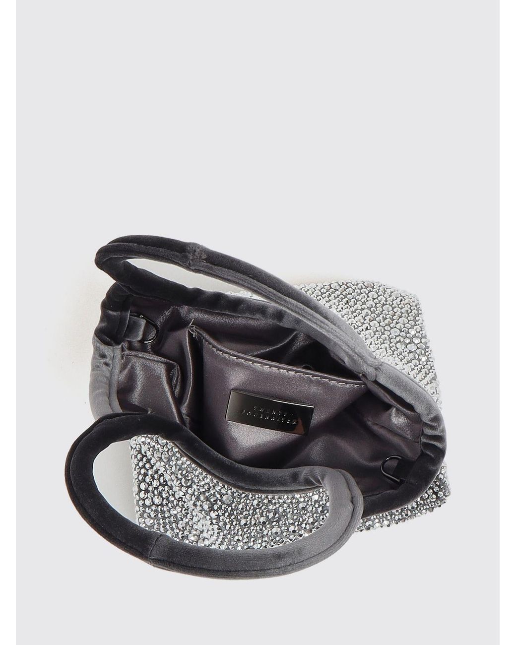 Twentyfourhaitch Gray Shoulder Bag