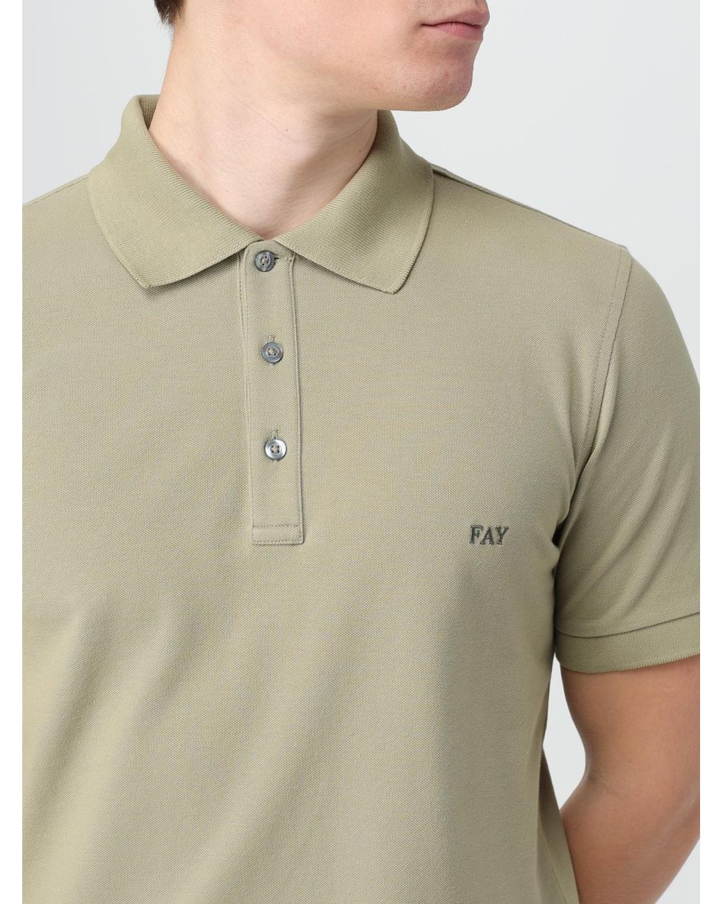 Fay Green Polo Shirt for men