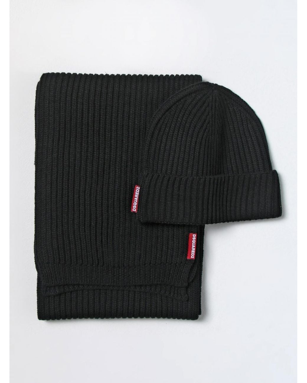DSquared² Black 2-piece Set In Wool for men