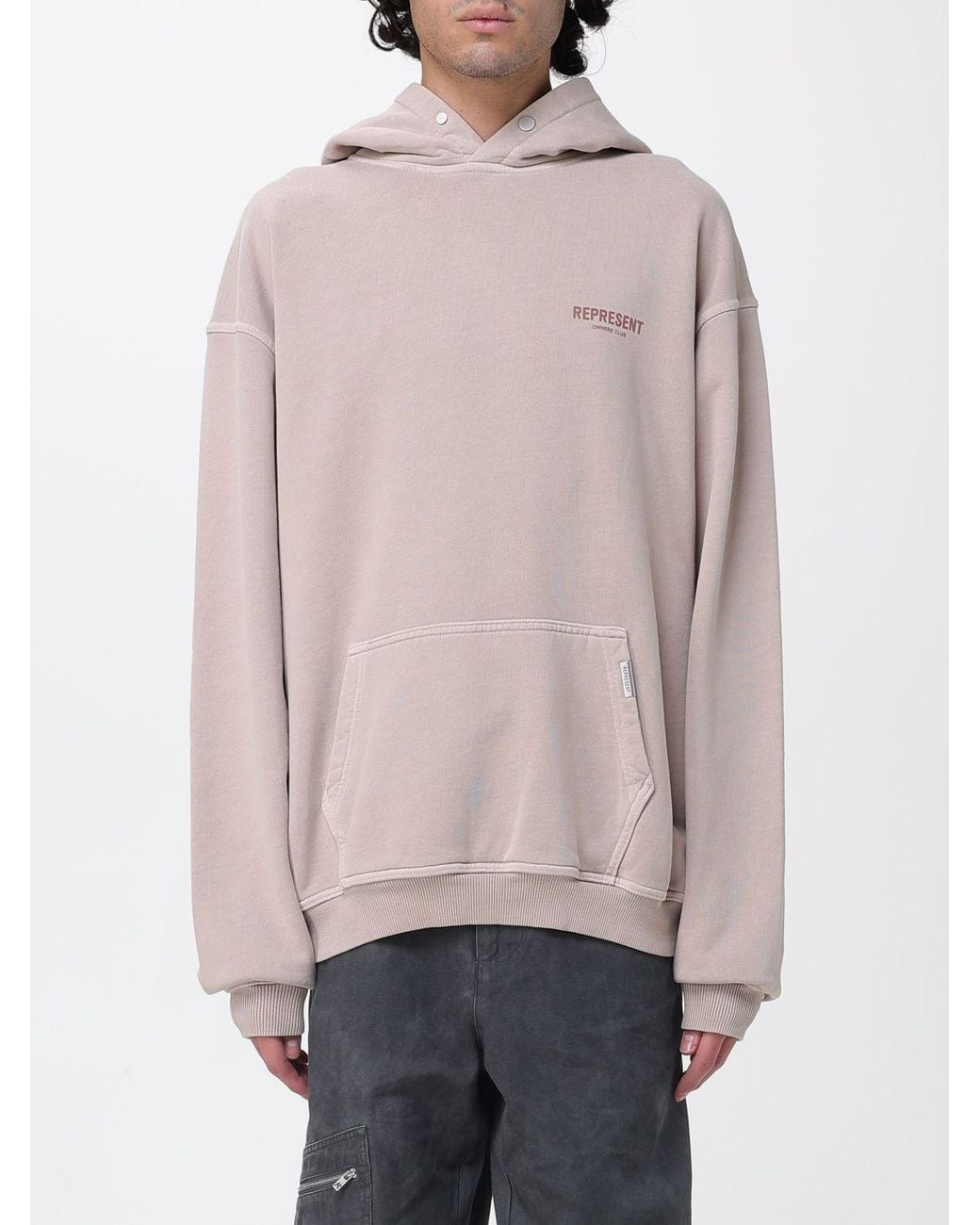 Represent Pink Sweatshirt for men
