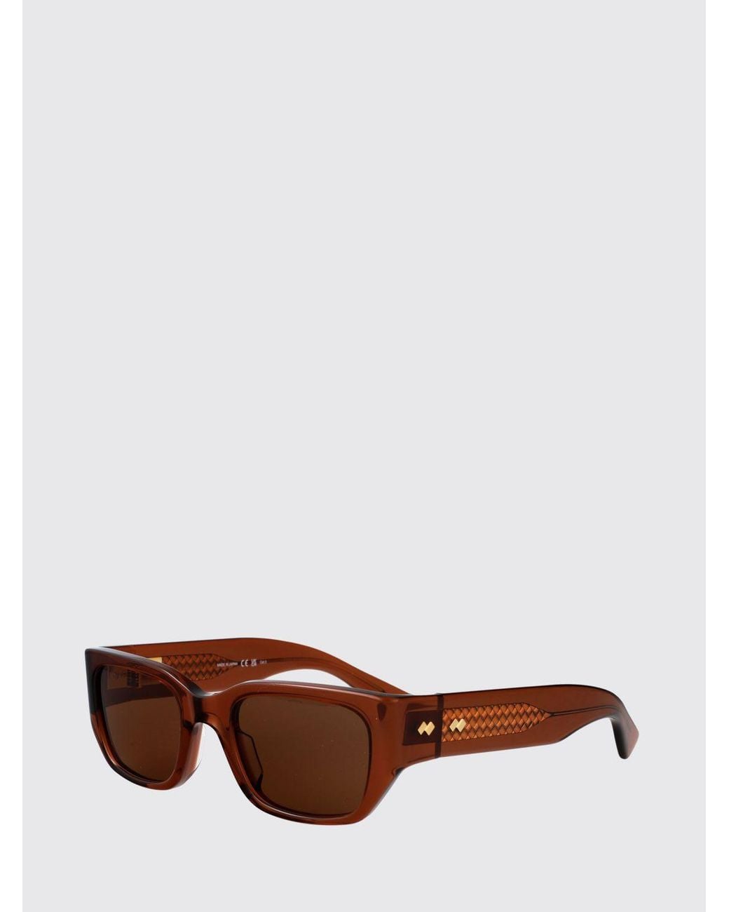 Bottega Veneta Brown Bv1400S Acetate Sunglasses for men