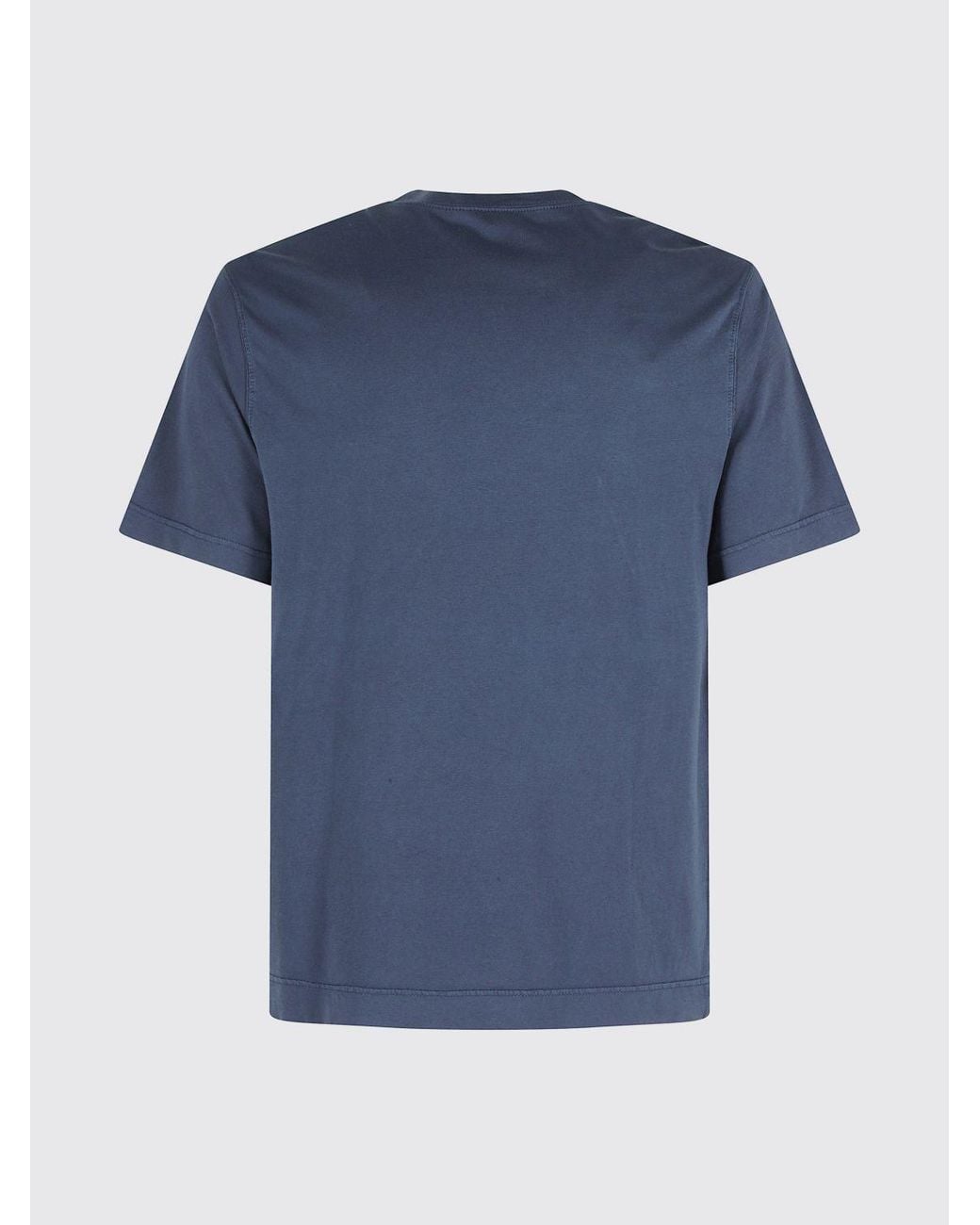 Circolo 1901 Blue Short-Sleeved Pure Cotton Crew Neck T-Shirt for men