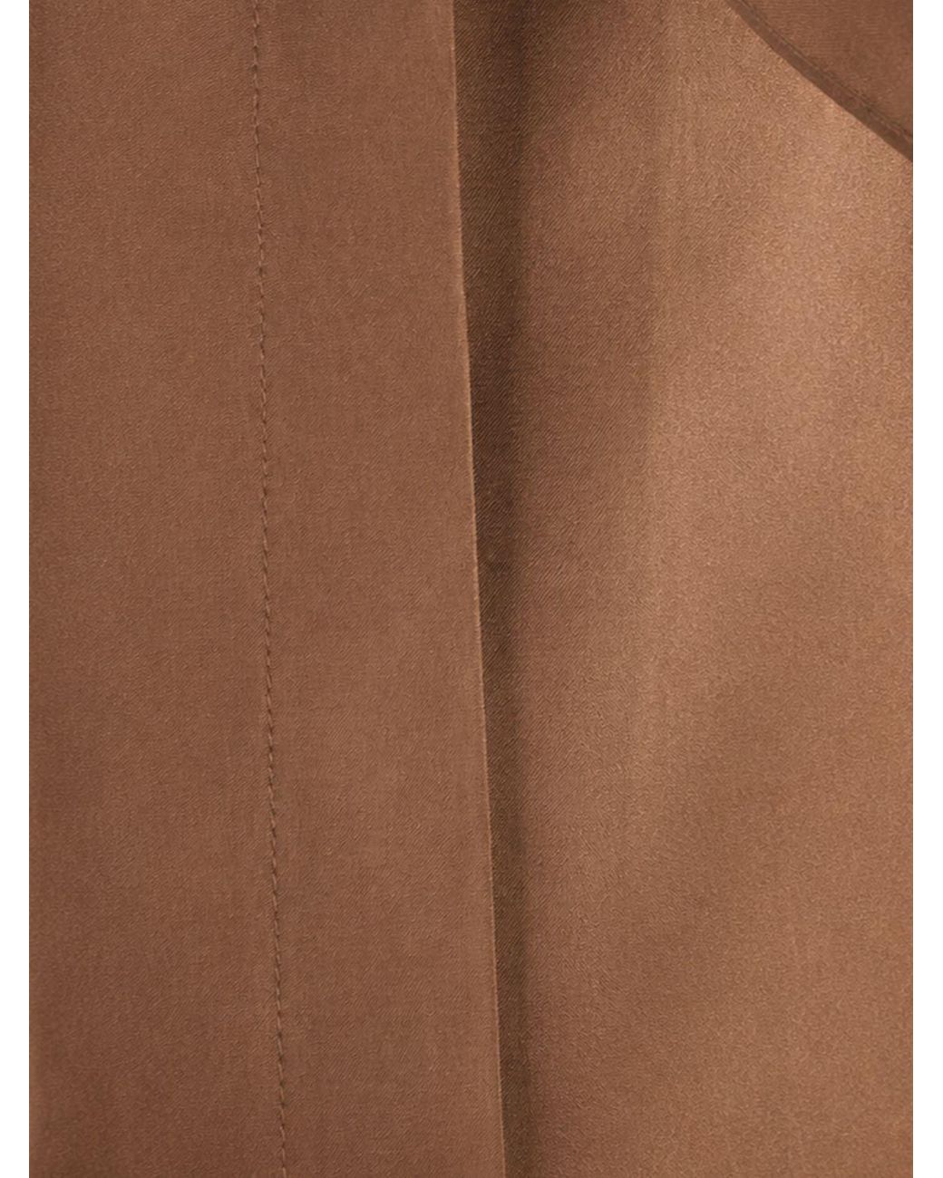 Alberta Ferretti Brown Shirt