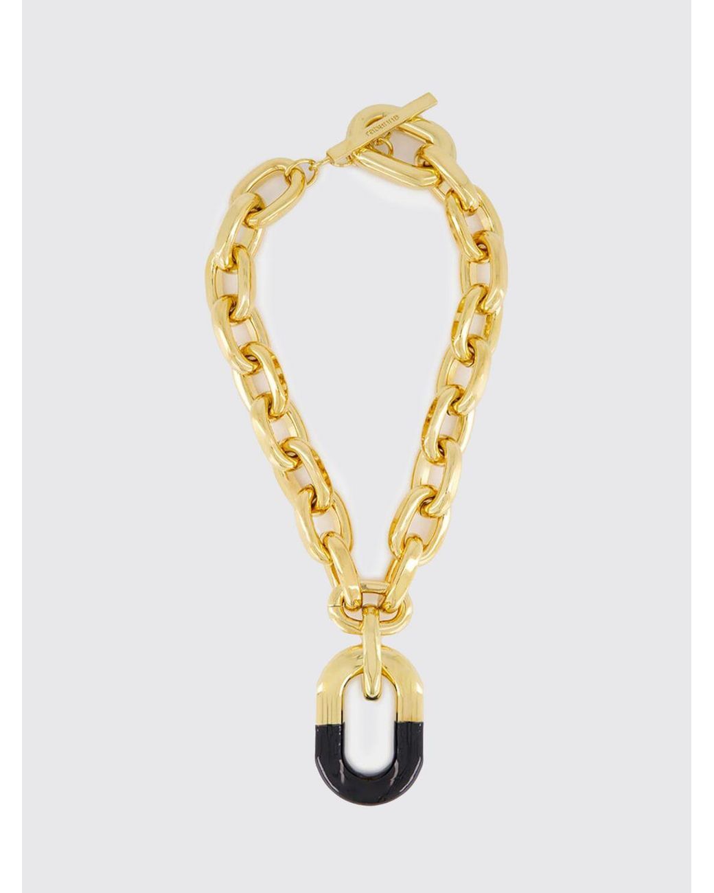 Collar De Cadena Xl Rabanne de color Metallic