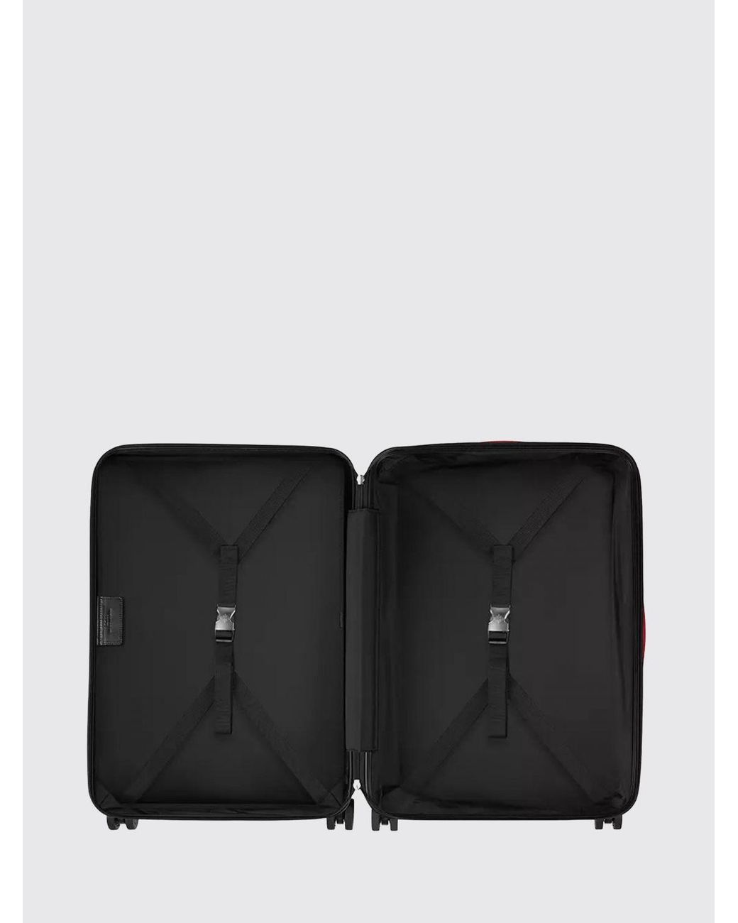 Fpm Milano Black Bank Zip Dlx Spinner 76 Suitcase for men