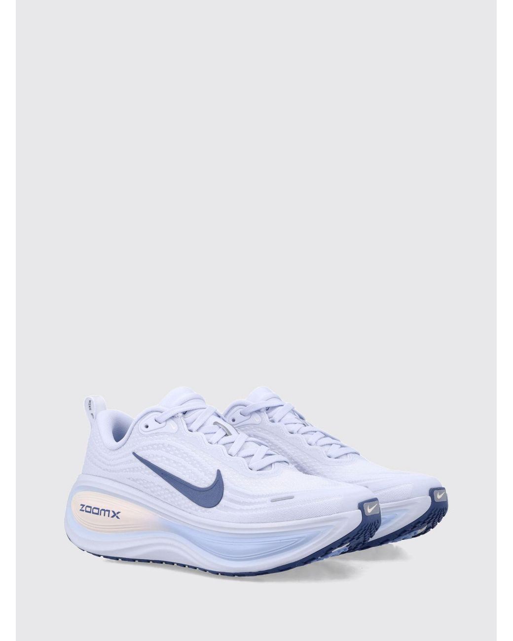 Nike White Vomero Plus Mesh And Technical Fabric Sneakers With Cushioned Sole