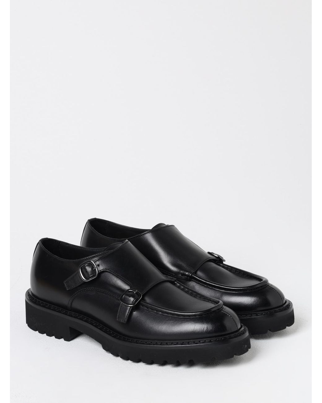 Doucal's Monk Strap Schuhe Aus Leder in Black für Herren