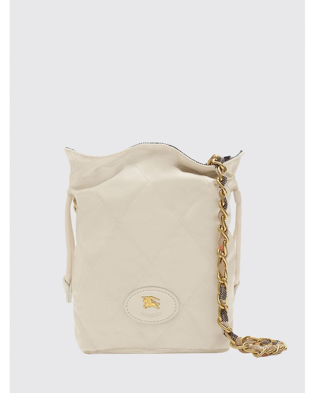 Burberry Natural Quilted Nylon Bag
