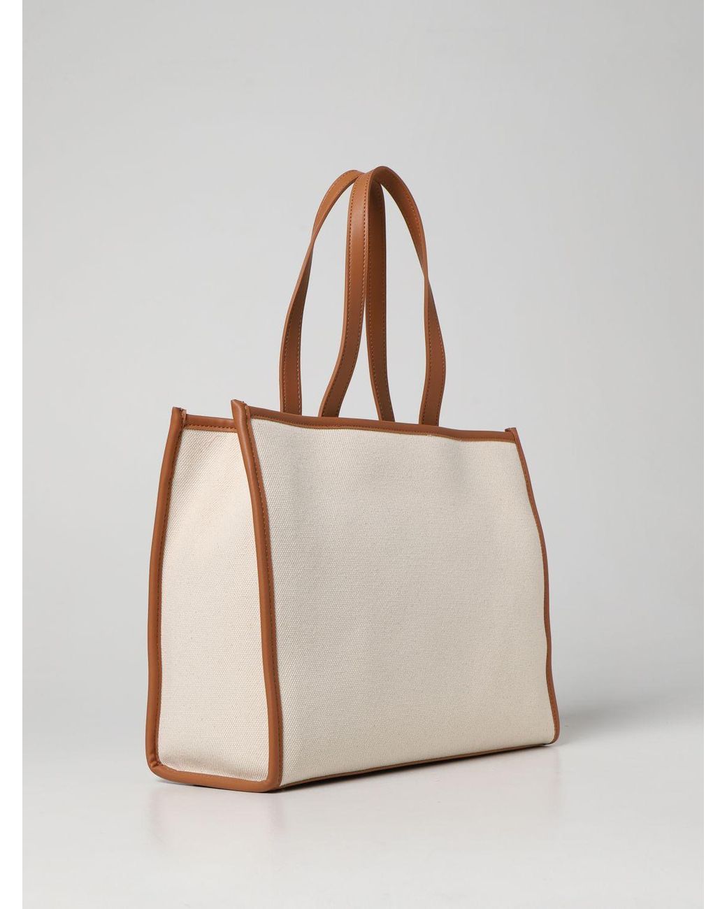 Liu Jo Tote Bag In Canvas And Synthetic Leather | Lyst