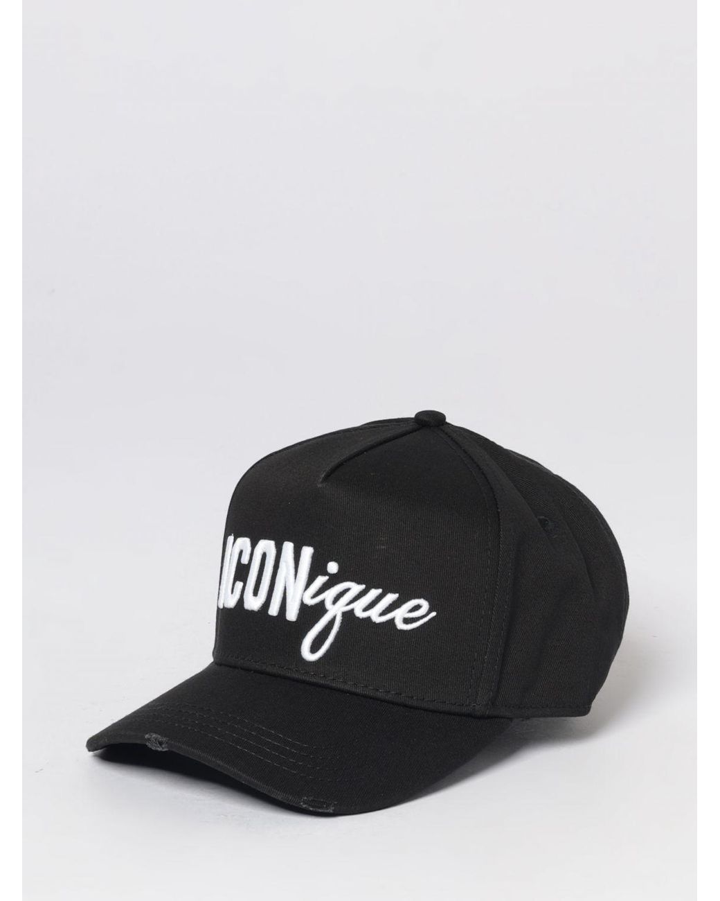 DSquared² Icon Logo Baumwoll-Baseballkappe in Black für Herren