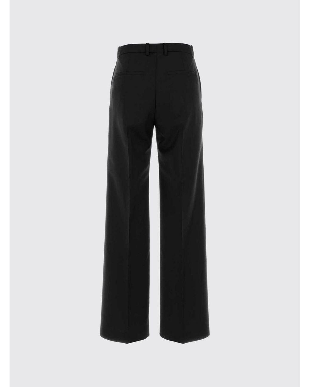 Jil Sander Black Sartorial Wide-Leg Trousers