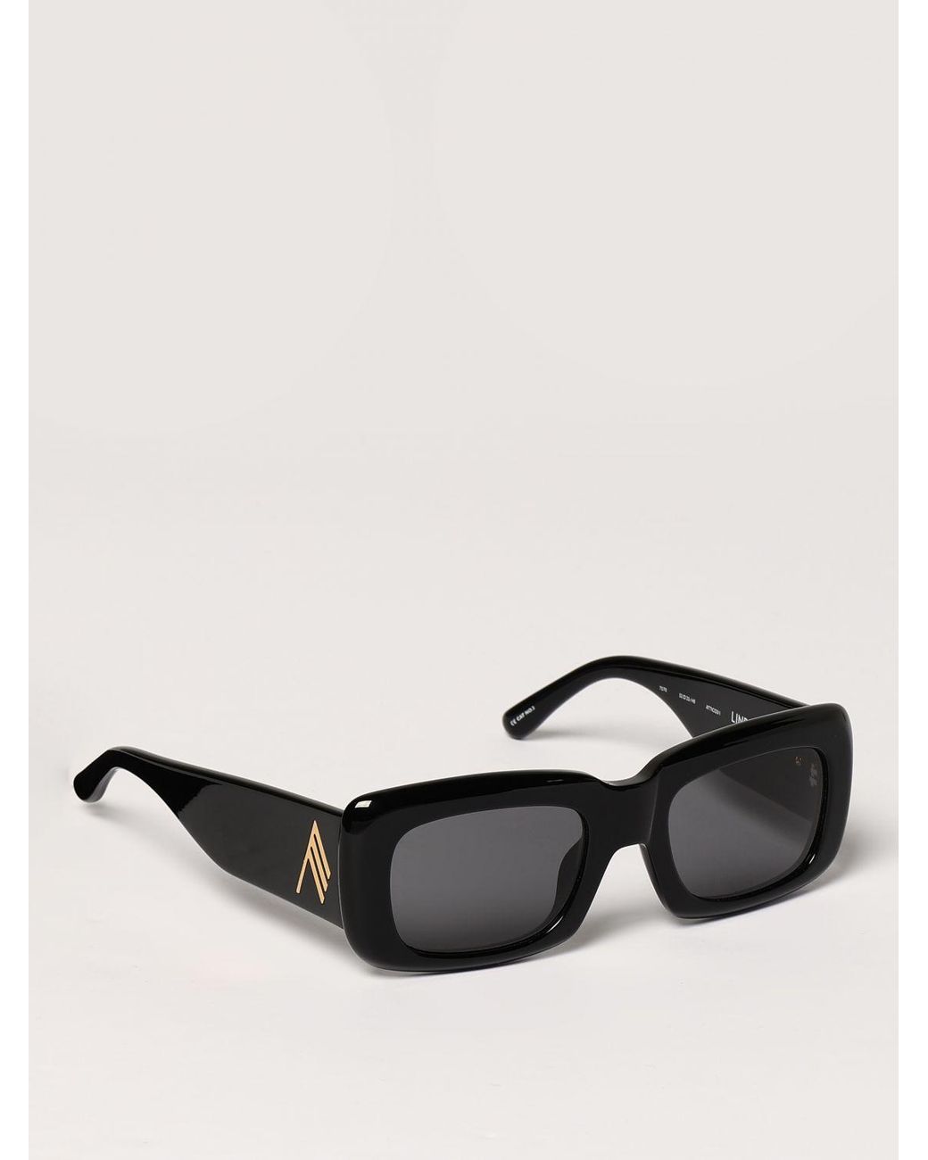 The Attico Black Linda Farrow X Marfa Acetate Sunglasses