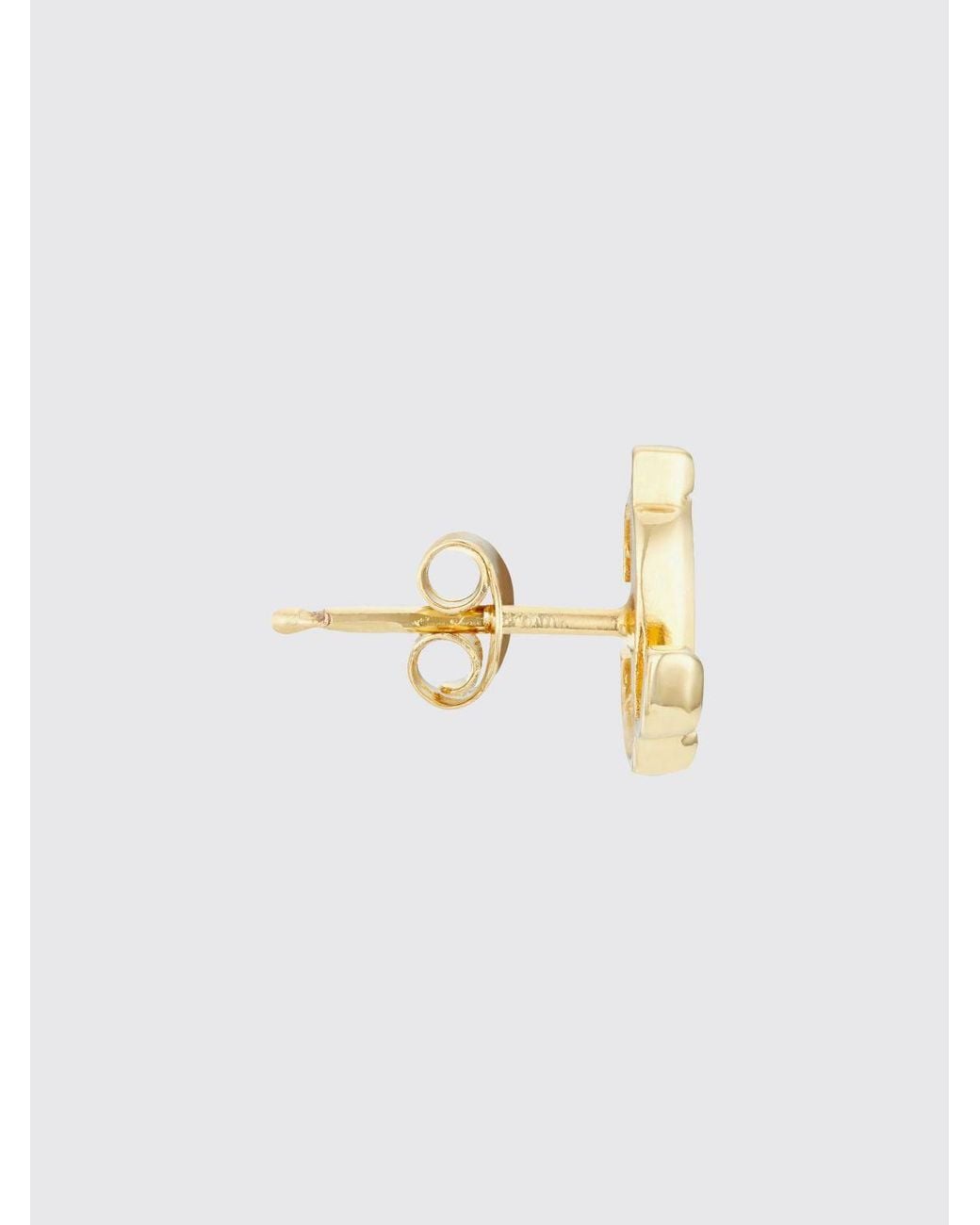 Jimmy Choo White Jc Monogram Stud Earrings