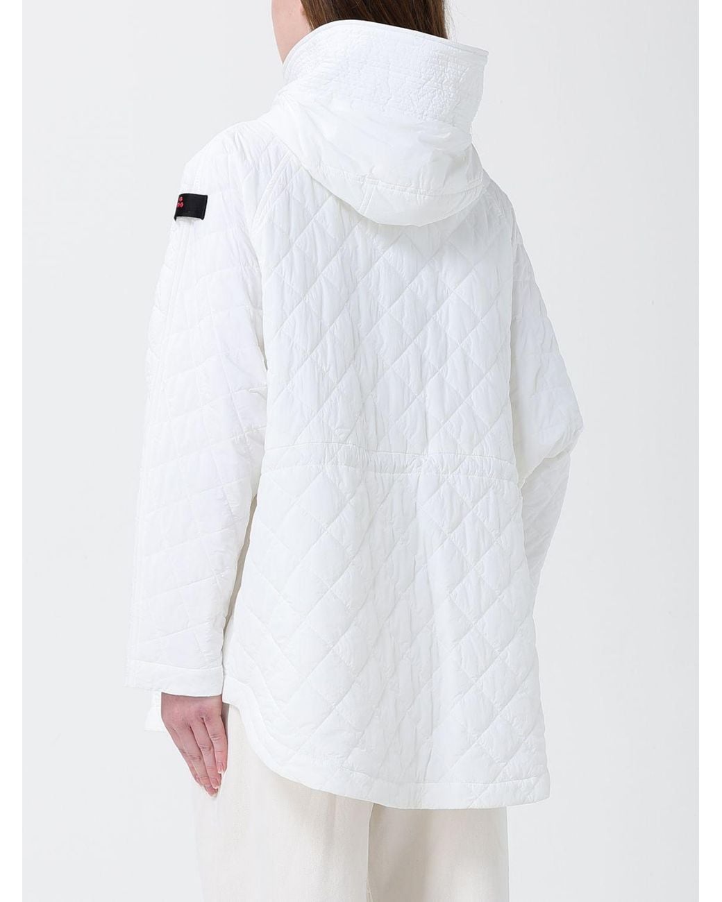 Peuterey White Texel Hooded Padded Down Jacket