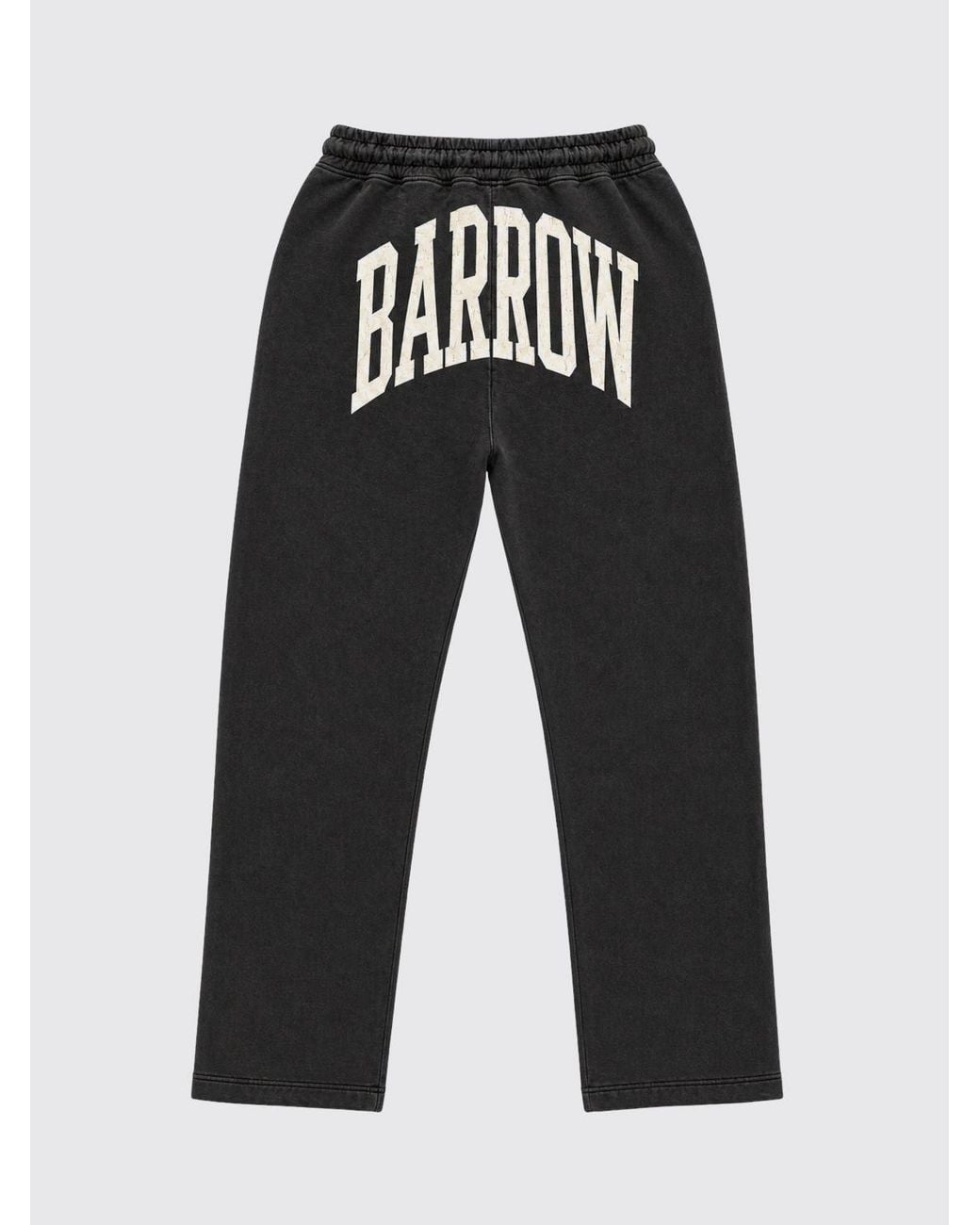 Barrow Black Jersey Jogging Trousers With Elasticated Drawstring Waist for men