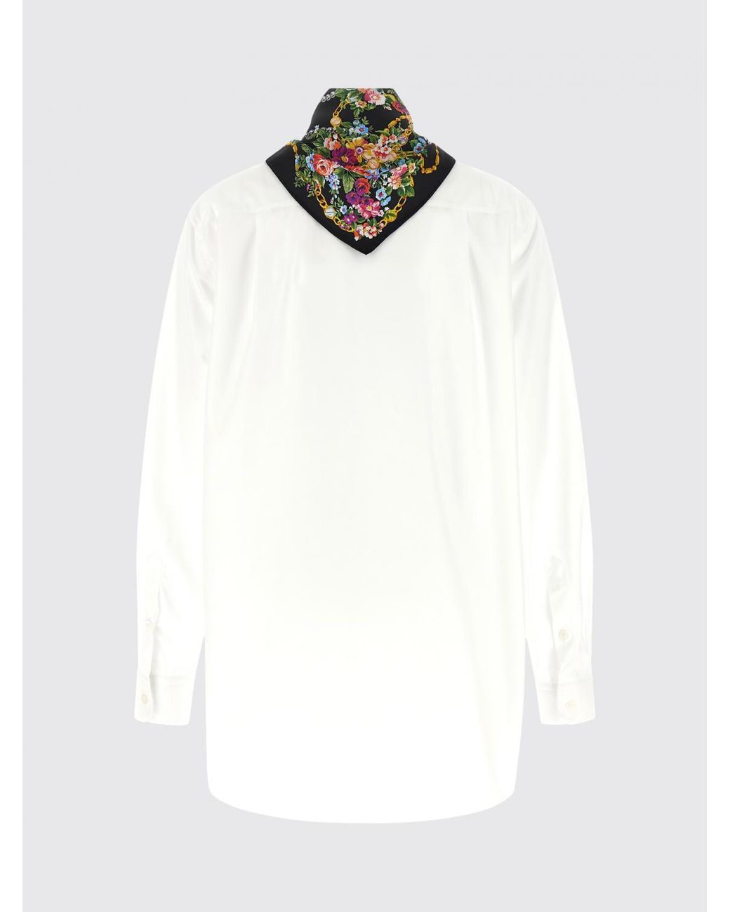 Dolce & Gabbana White Dolce &Amp Gabbana Cotton And Silk Shirt