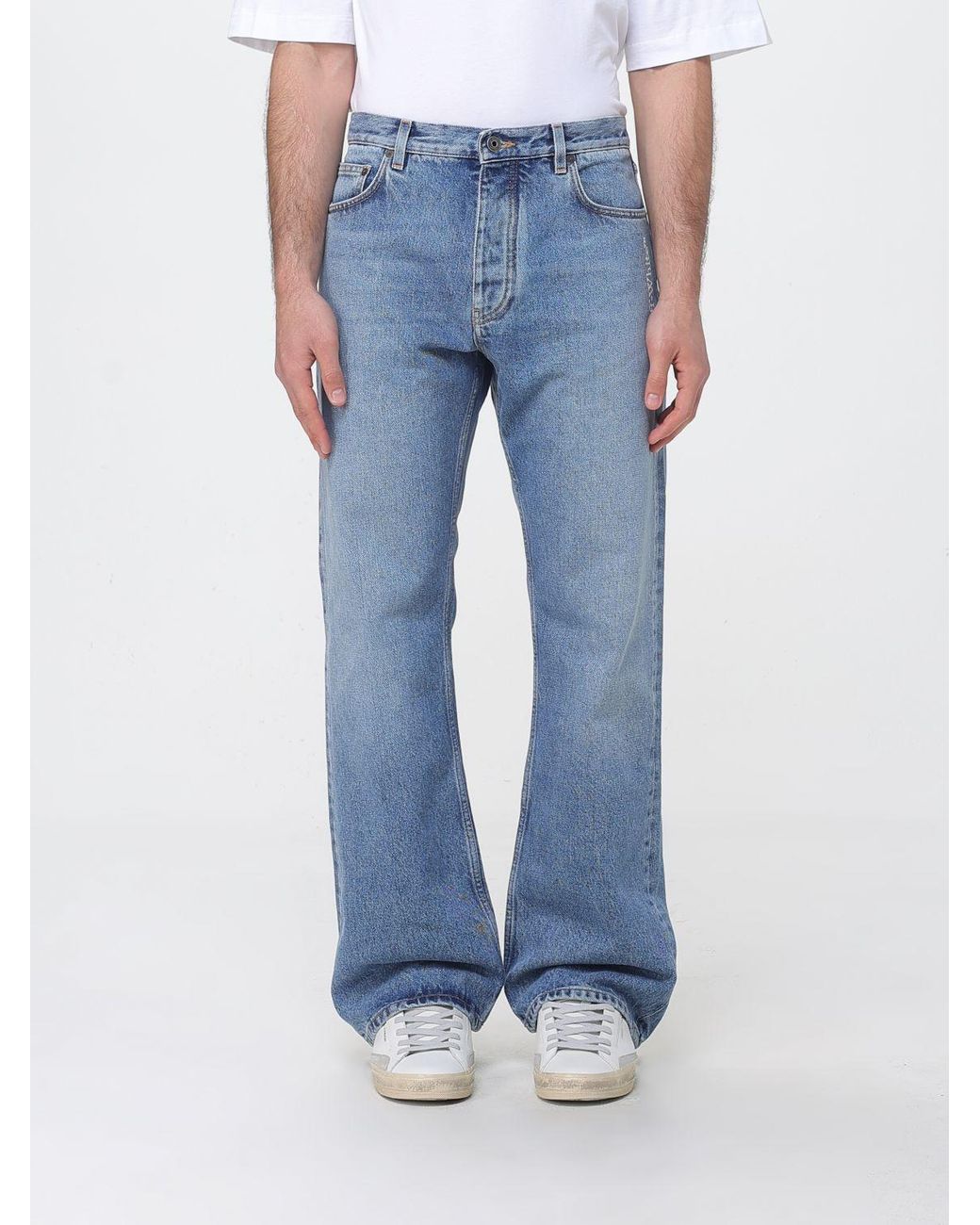 Off-White c/o Virgil Abloh Blue Flared Jeans for men