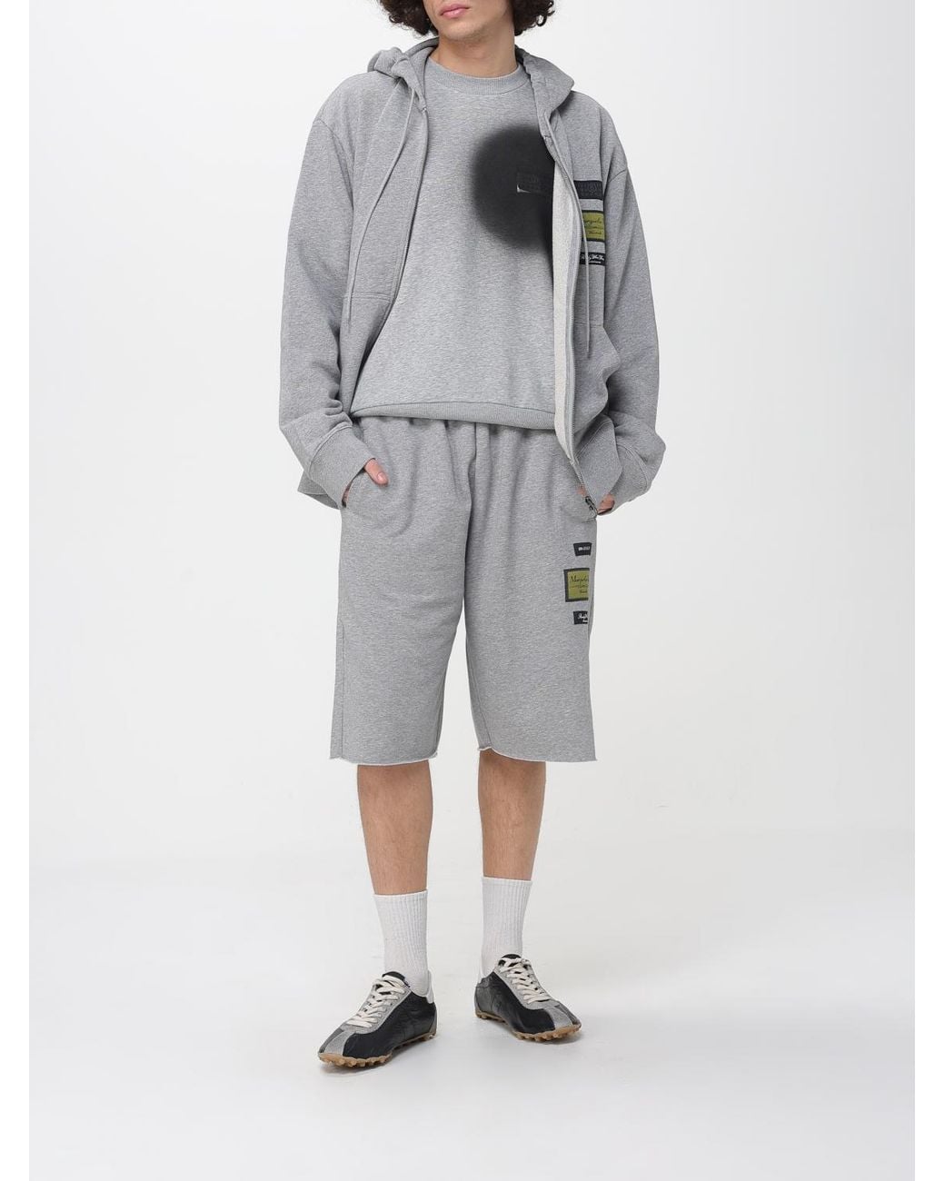 MM6 by Maison Margiela Gray Sweatshirt for men