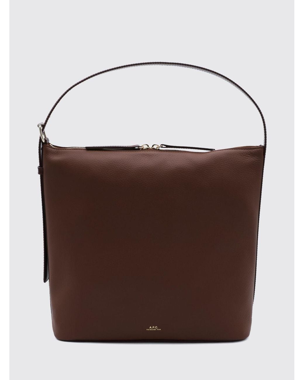 A.P.C. Brown Vera Shoulder Bag for men