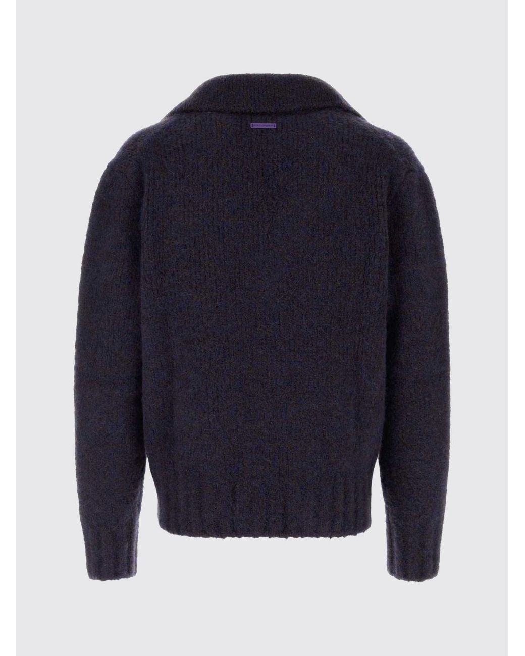 Dolce & Gabbana Blue Dolce &Amp Gabbana V-Neck Long-Sleeved Jumper for men