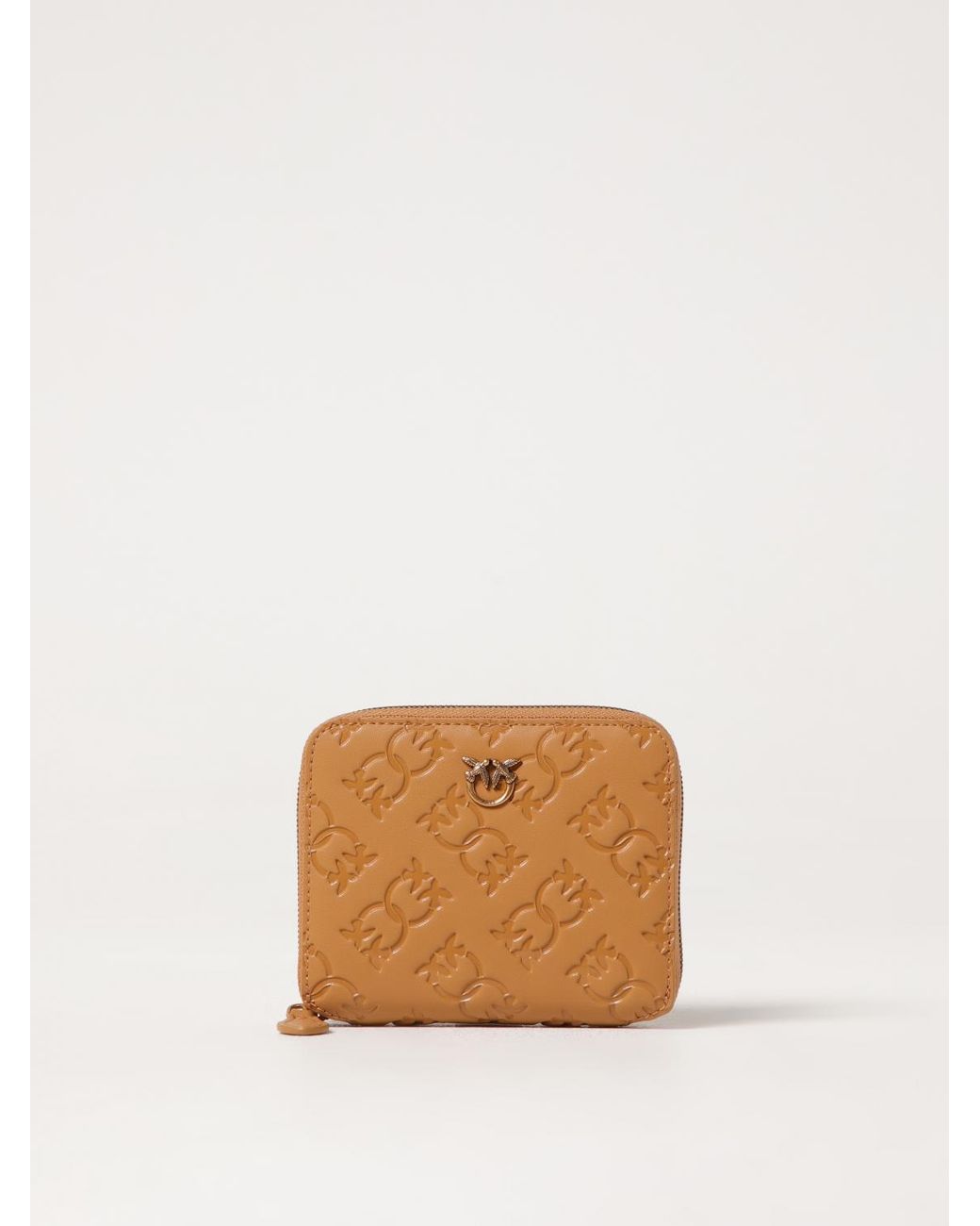 Pinko Natural Embossed Zip Around Wallet