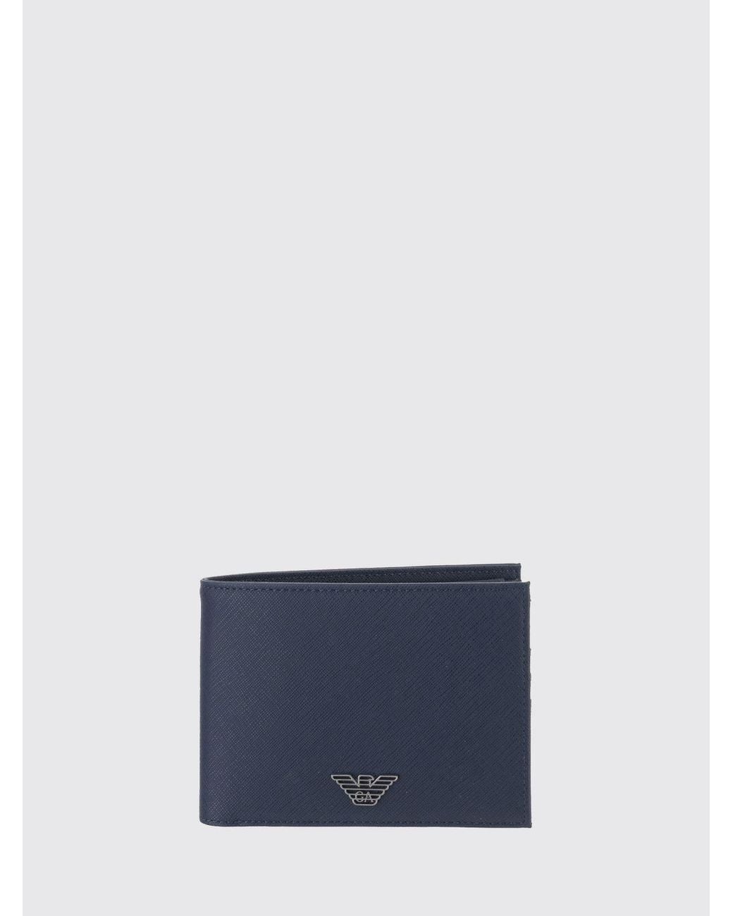 Emporio Armani Blue Wallet for men