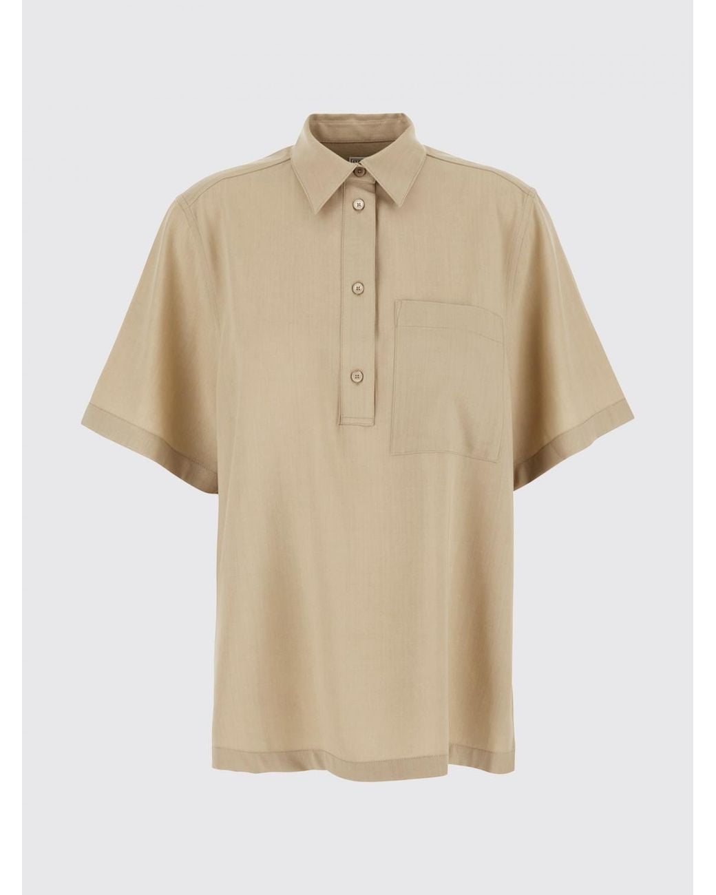 Totême Natural Relaxed Fit Polo