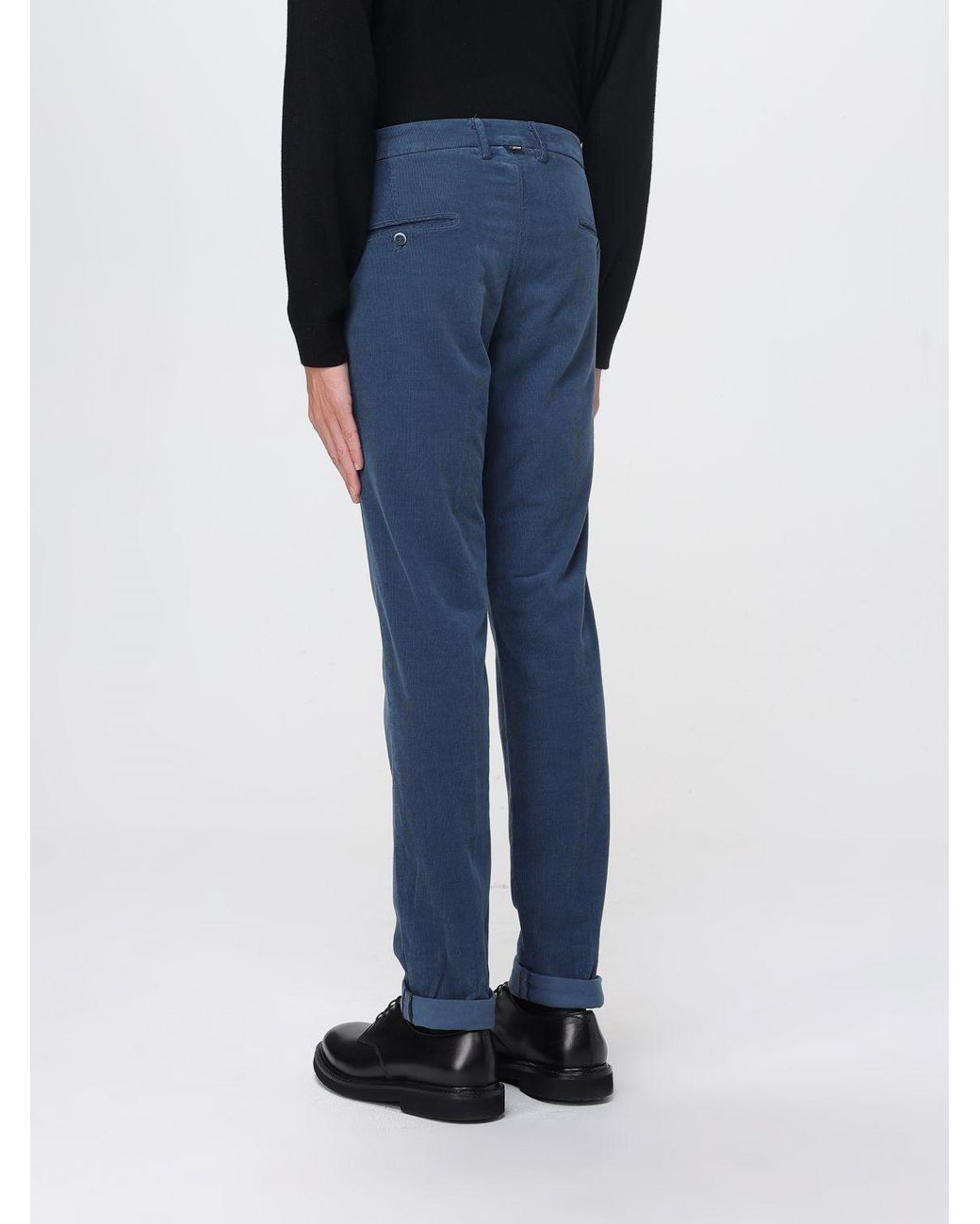 Mason's Blue Trousers for men