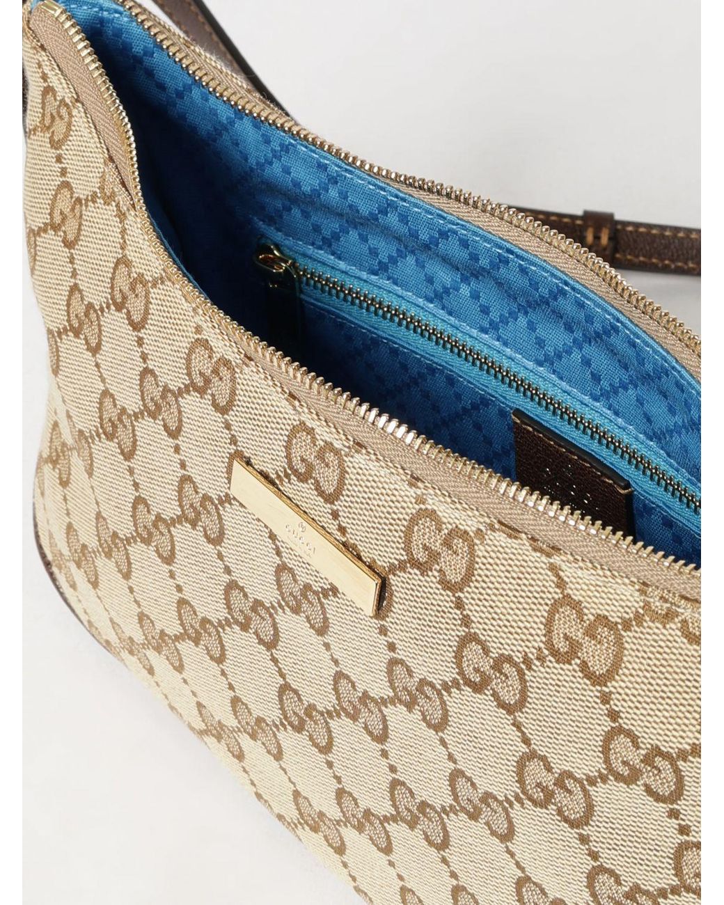 Gucci Natural Lady Lunetta Mini Gg Supreme Shoulder Bag