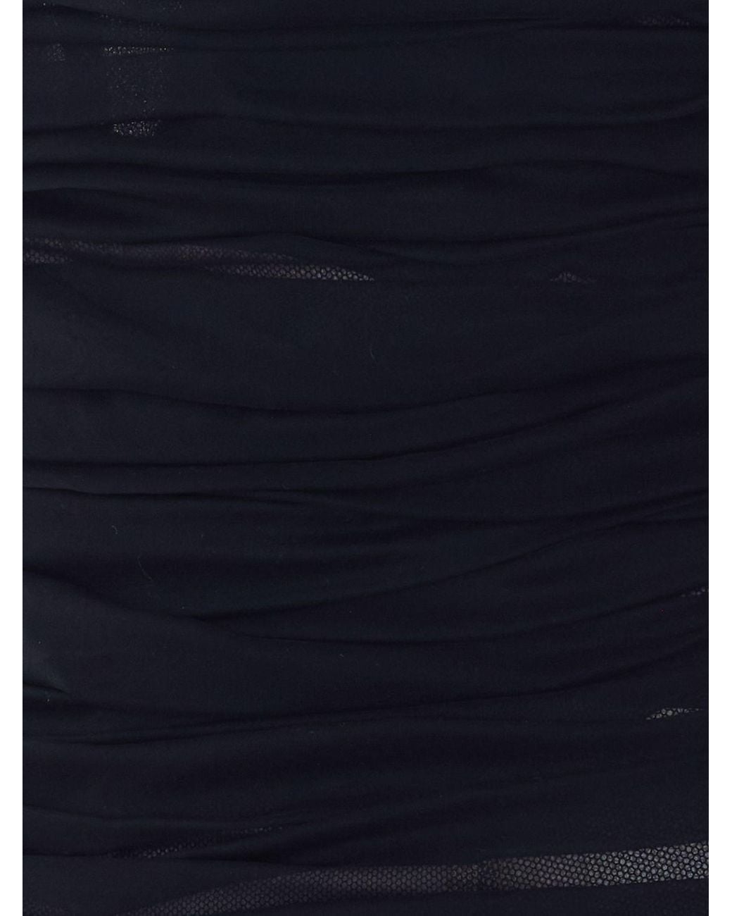 Balenciaga Black Off-The-Shoulder Draped Silk Bustier Top