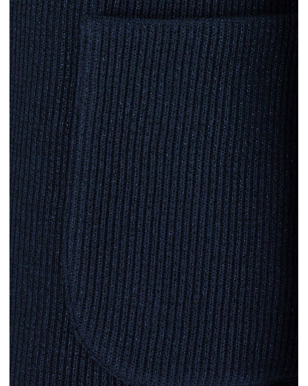 Brunello Cucinelli Blue Single-Breasted Velvet Blazer With Peak Lapels