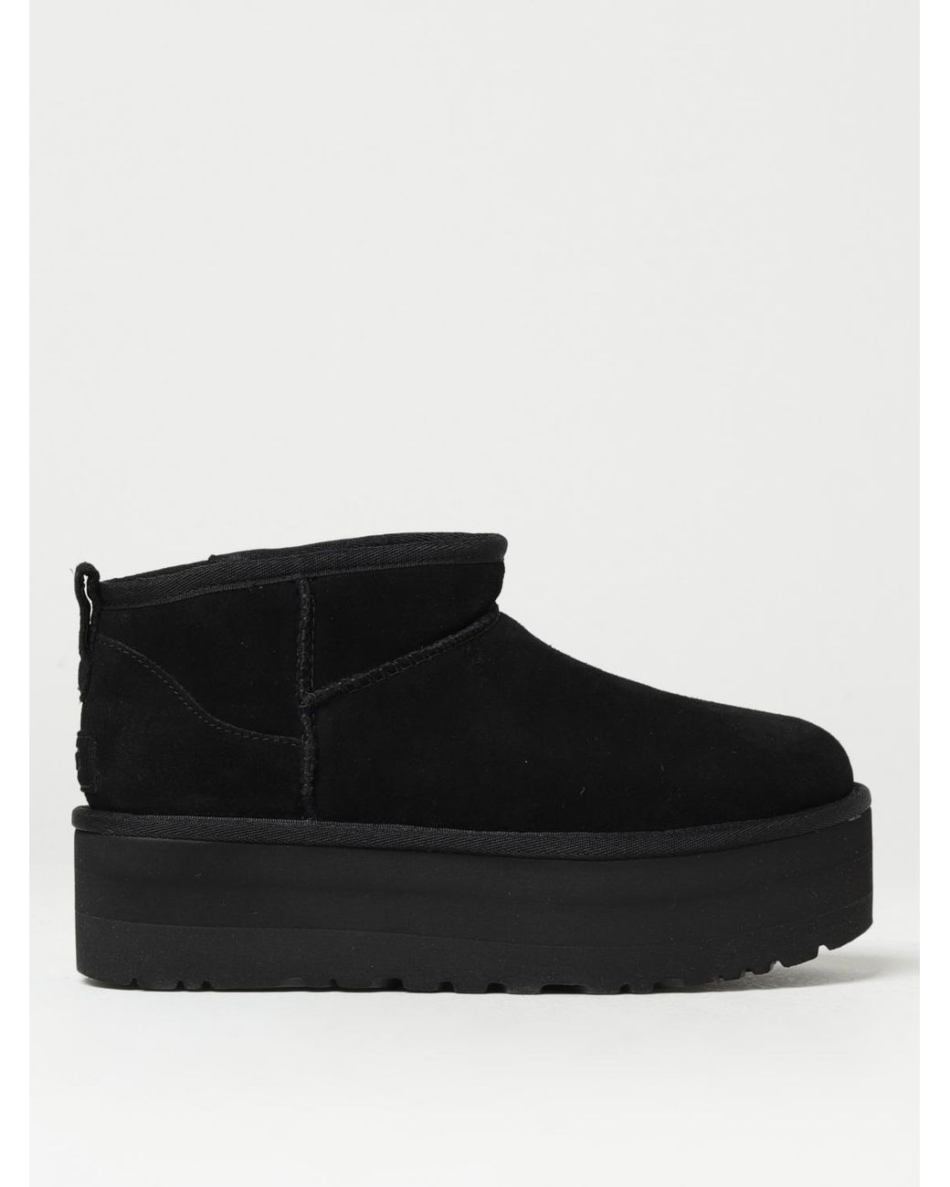 Ugg Black Flat Ankle Boots