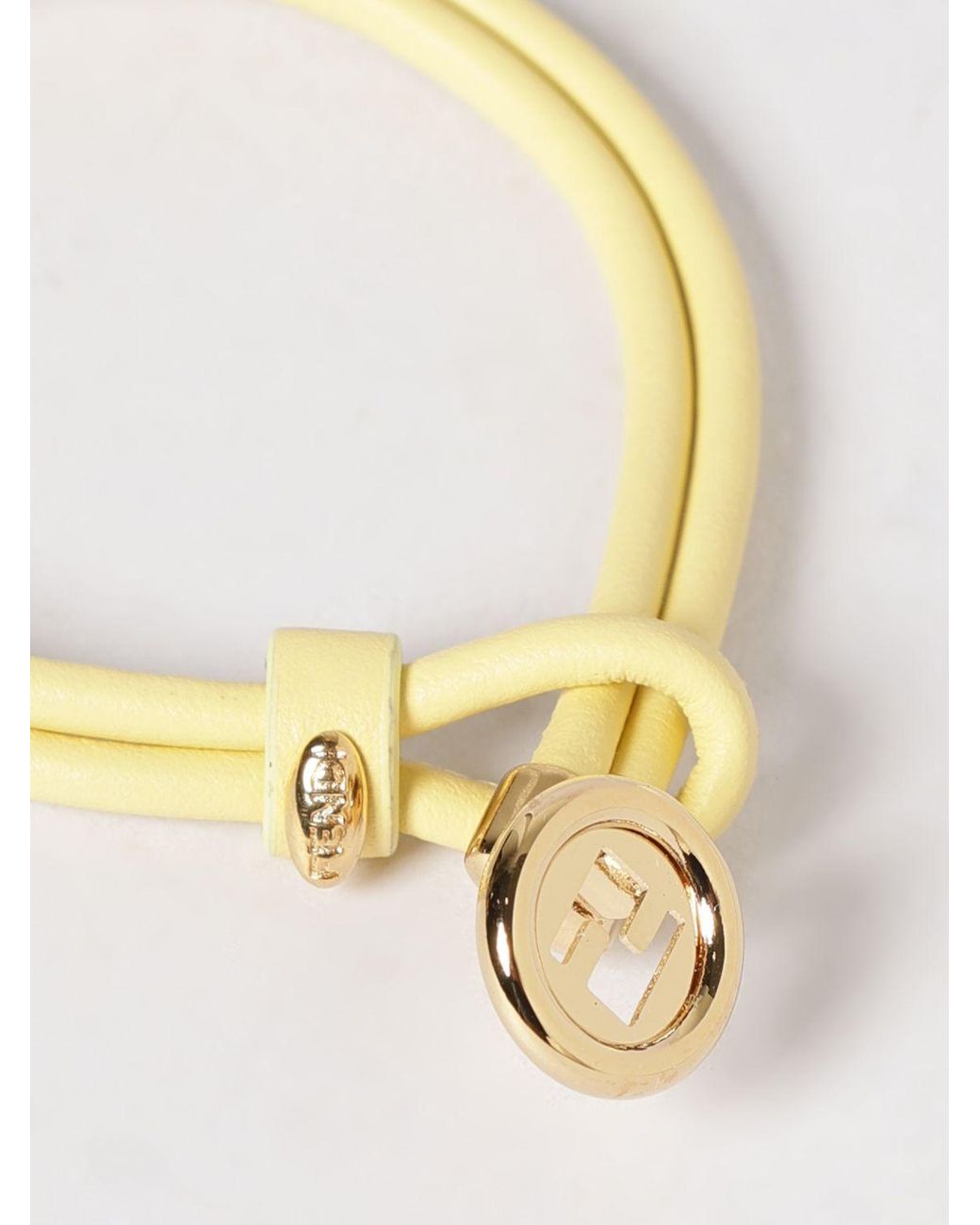 Fendi Natural Leather Bracelet