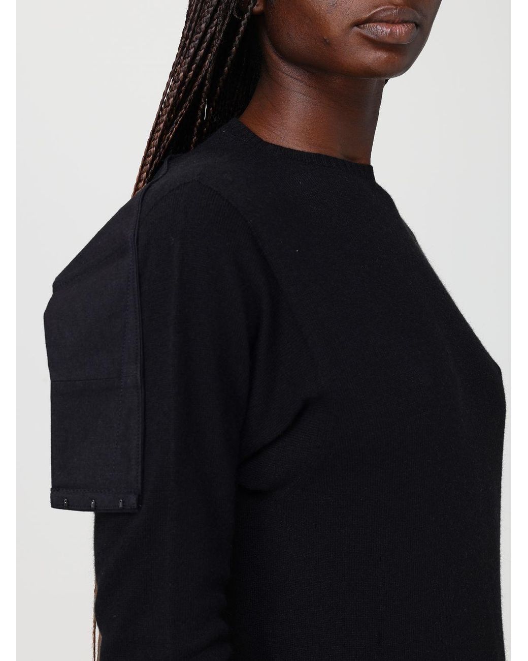 Moschino Couture Blue Wool And Cashmere Sweater