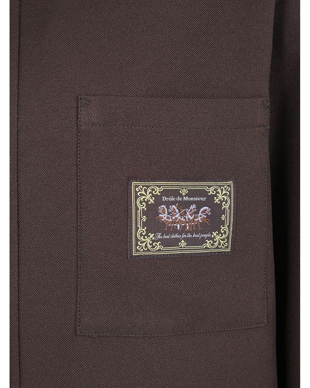 Drole de Monsieur Brown Shirt for men