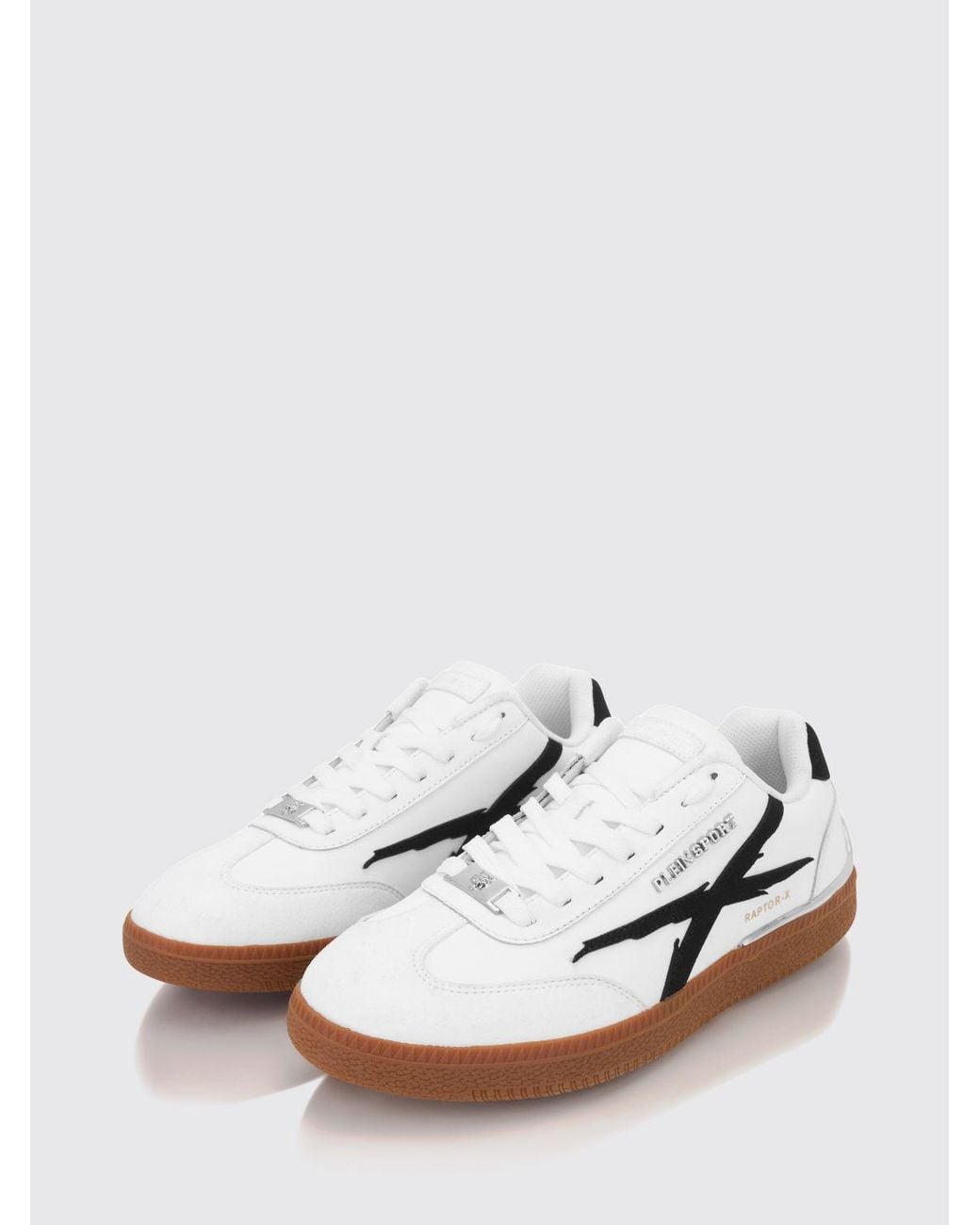 Philipp Plein White Raptor-X Leather Sneakers for men