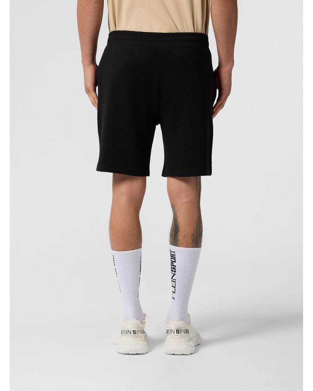 Philipp Plein Black Shorts for men