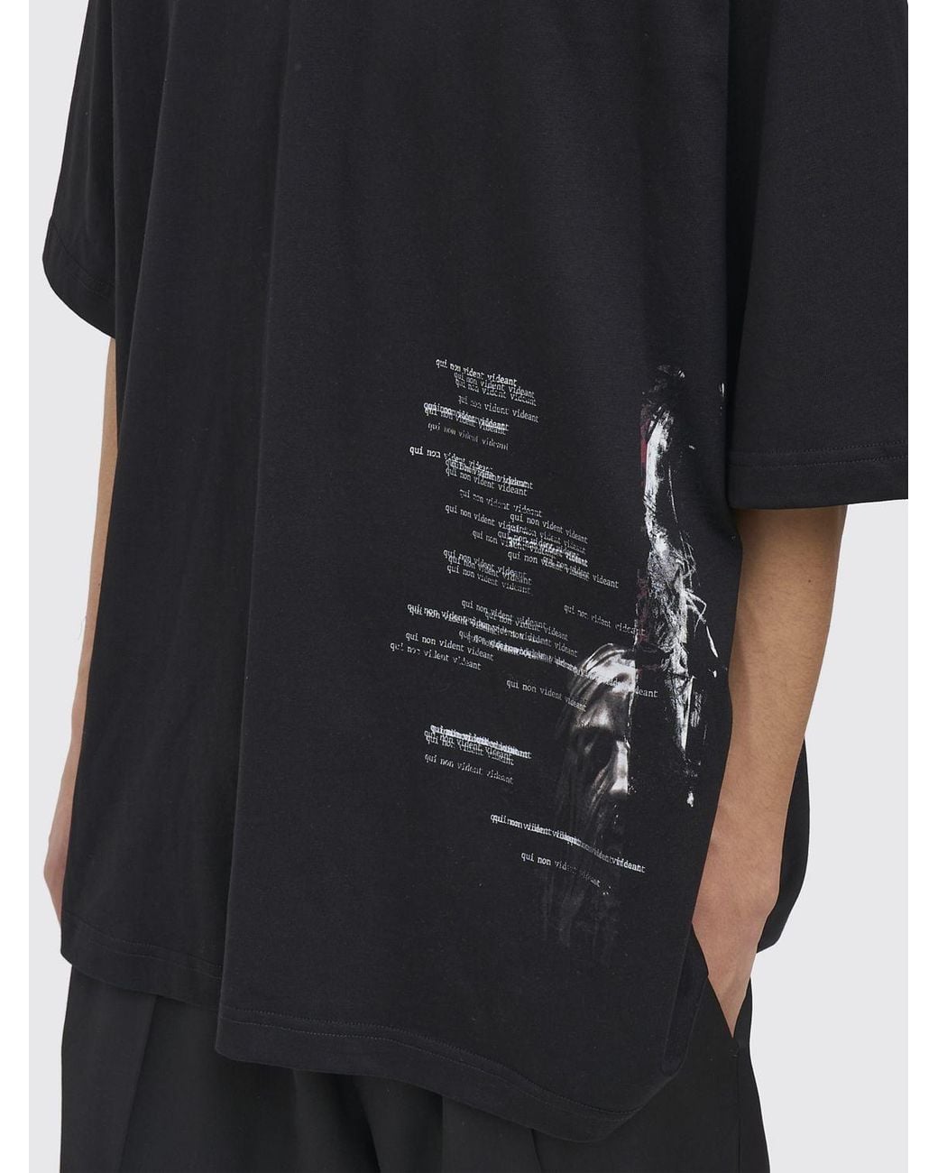 Isabel Benenato Black T-Shirt for men