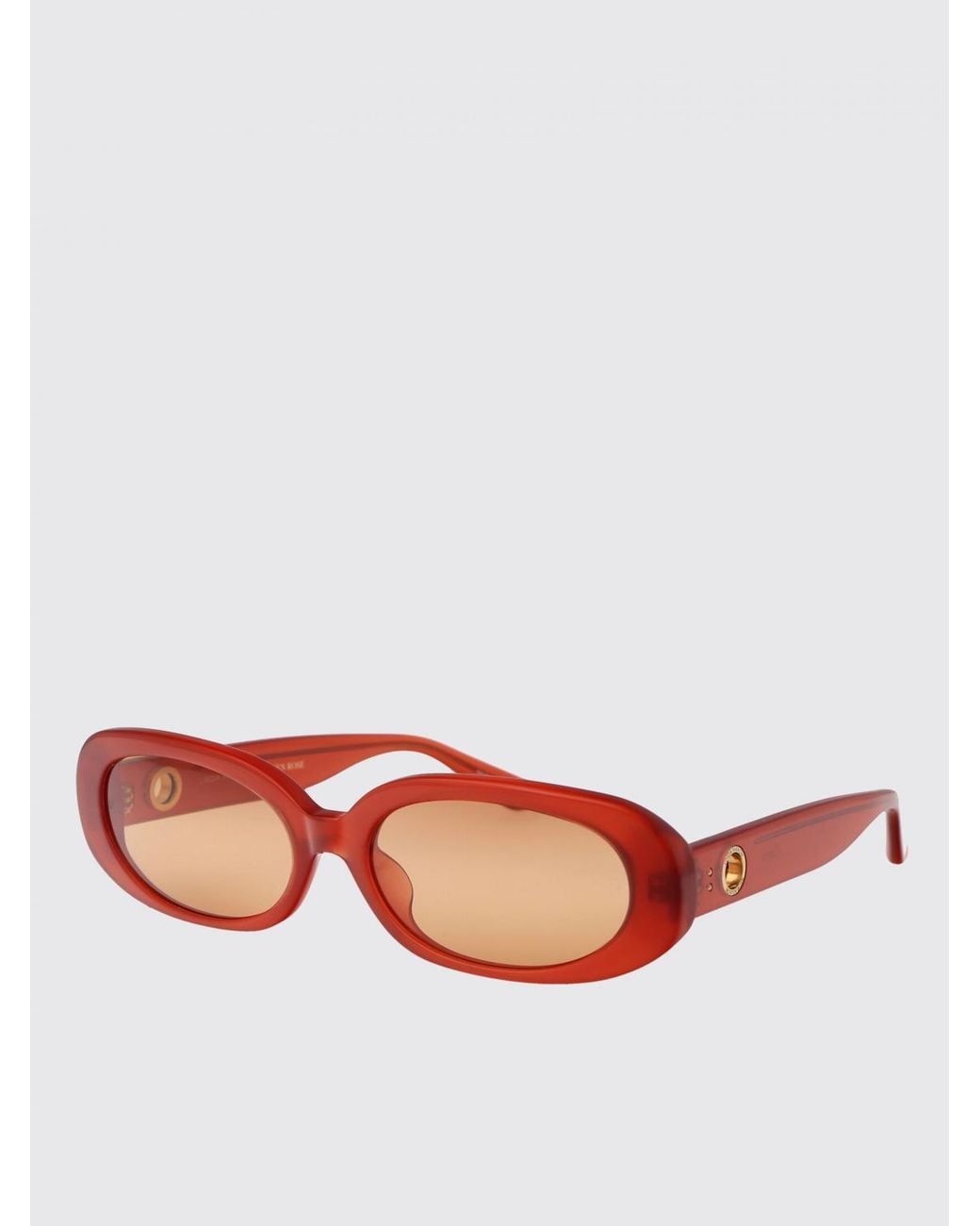 Linda Farrow Pink Cara Acetate Sunglasses