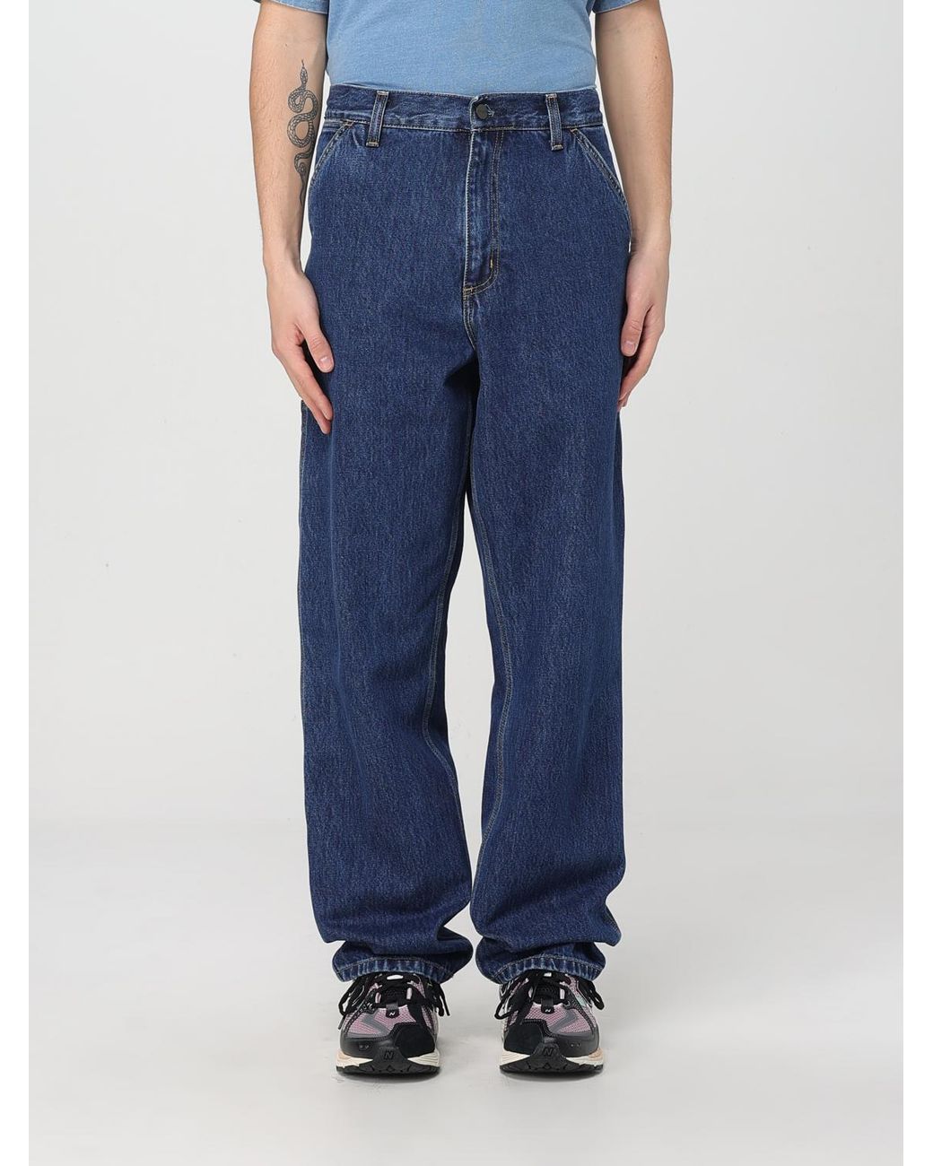 Carhartt Blue Chase Pant Regular Fit Jeans for men