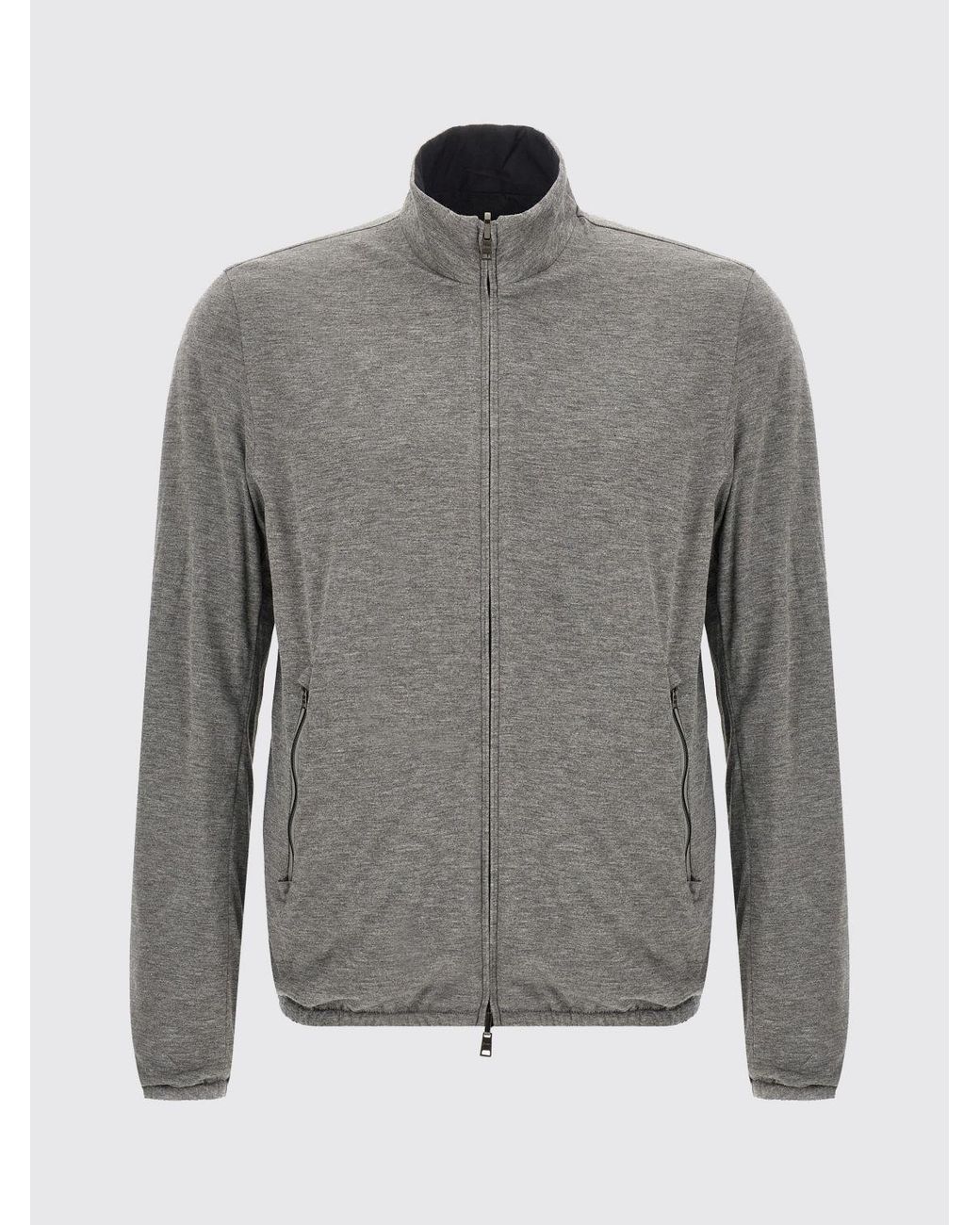 Herno Blue Reversible Lightweight And Windproof Technical Bomber Jacket for men