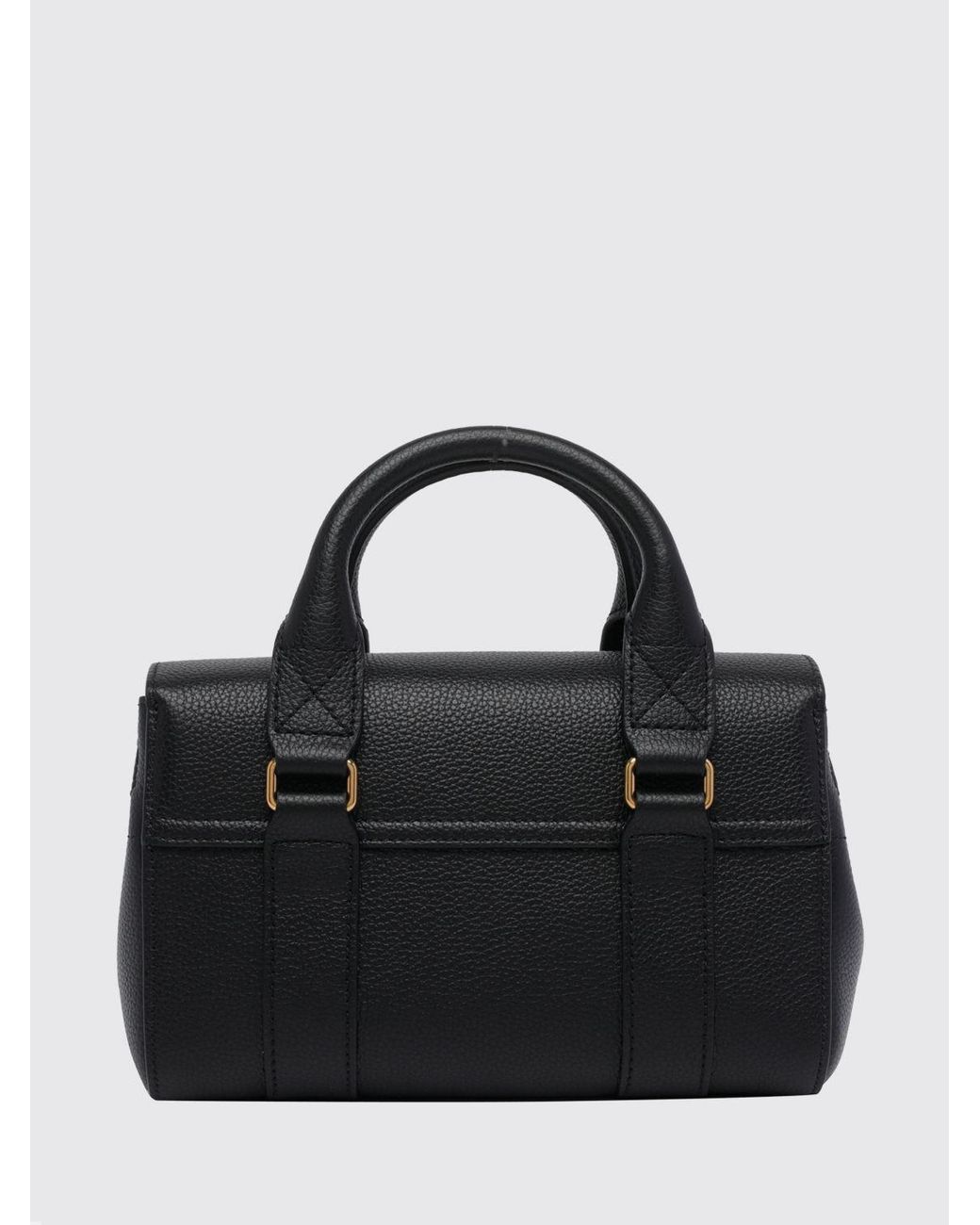 Mulberry Black Mini Bayswater Top Handle Bag
