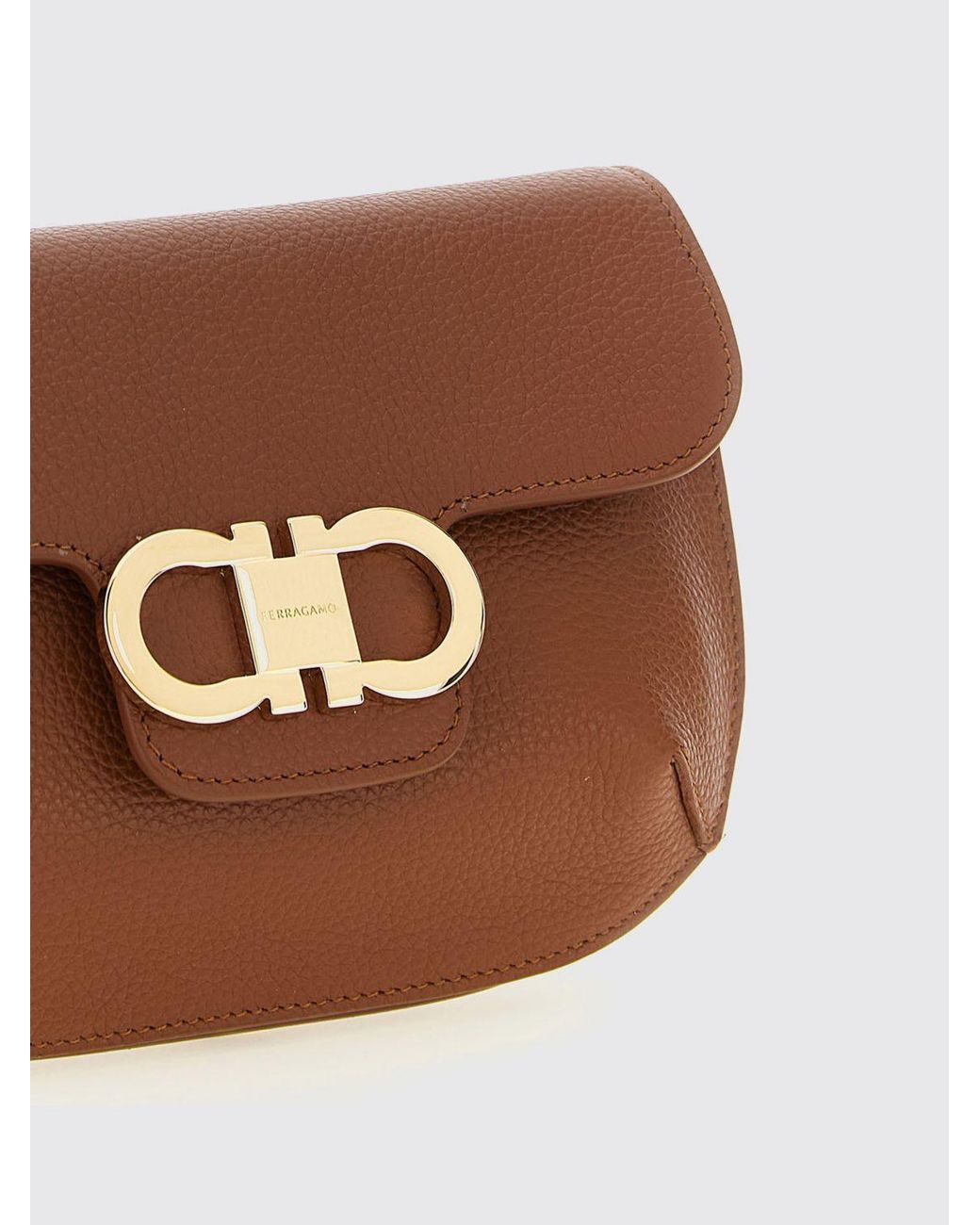 Ferragamo Brown Shoulder Bag