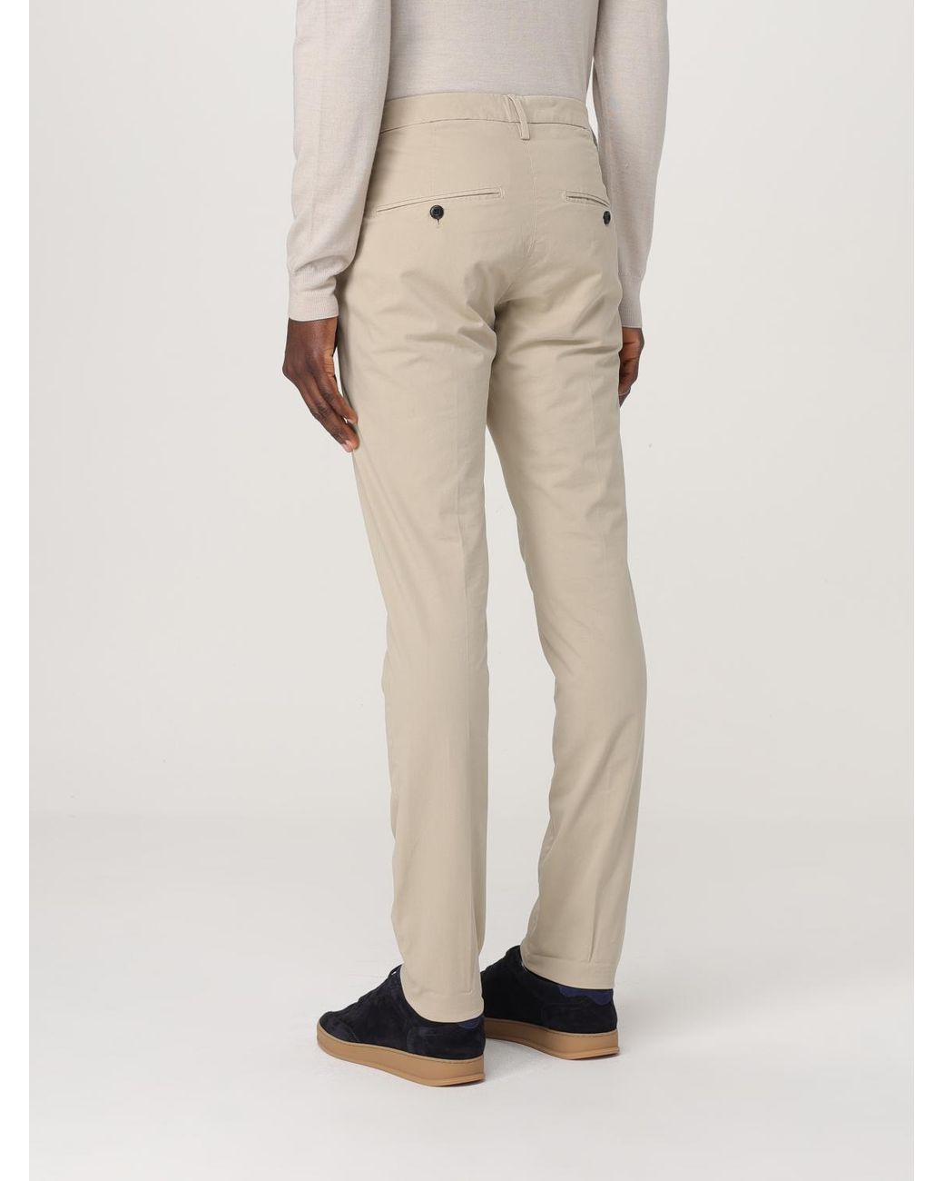 Dondup Natural Cotton Chino Trousers for men