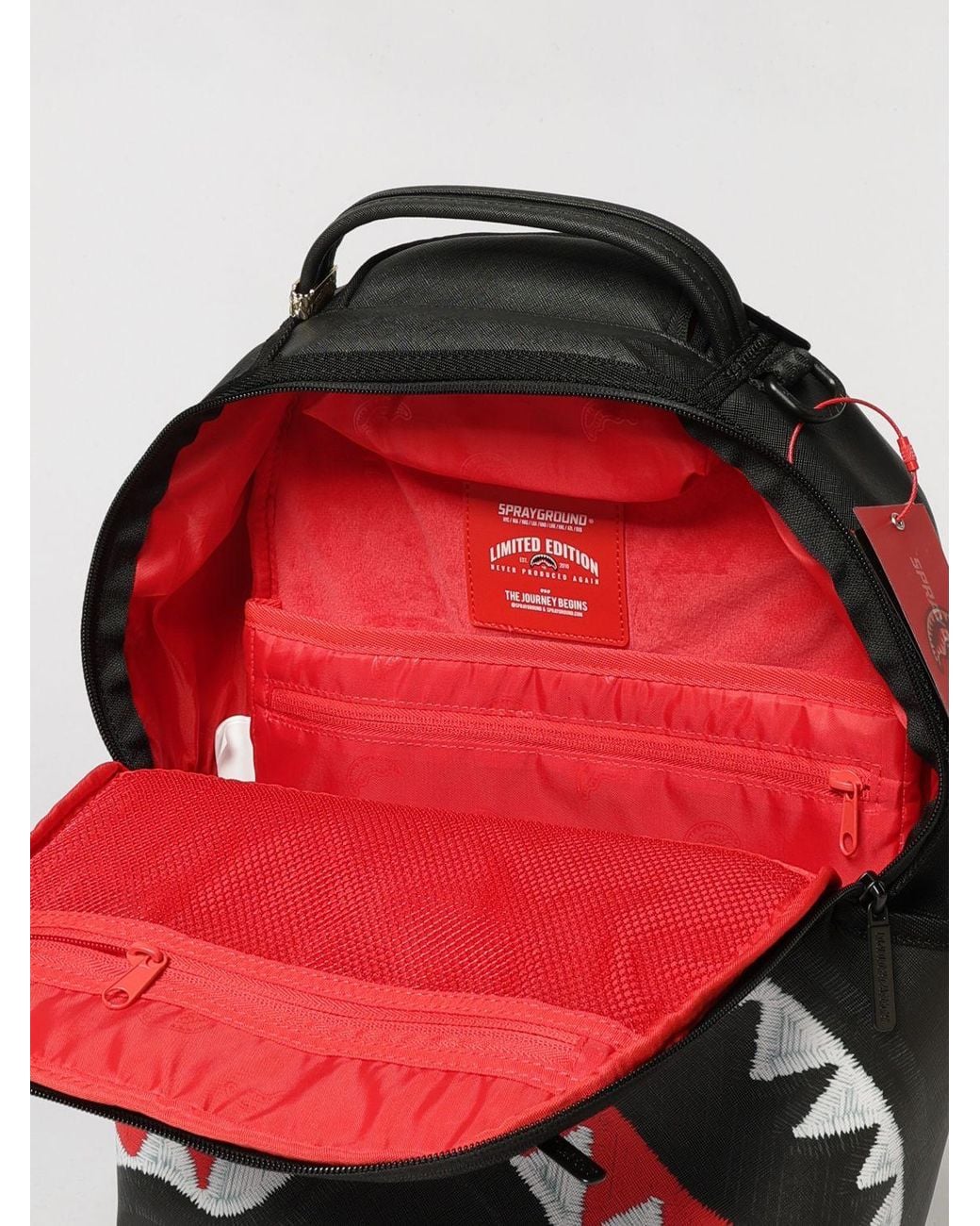 Sprayground Rucksack Aus Pvc Mit Hai-Logo-Druck Und Laptopfach in Black für Herren