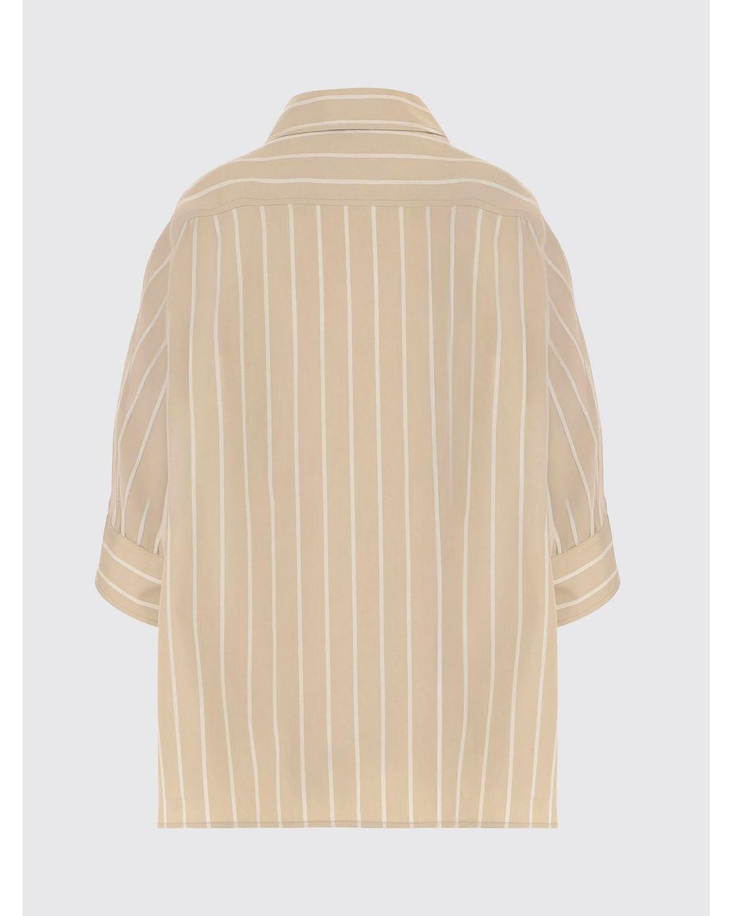 Jil Sander Natural Striped Cotton Shirt