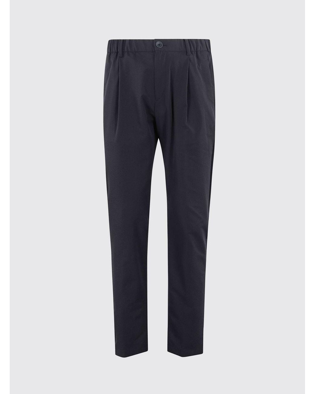 Herno Blue Hero Gabardine Chino Trousers for men